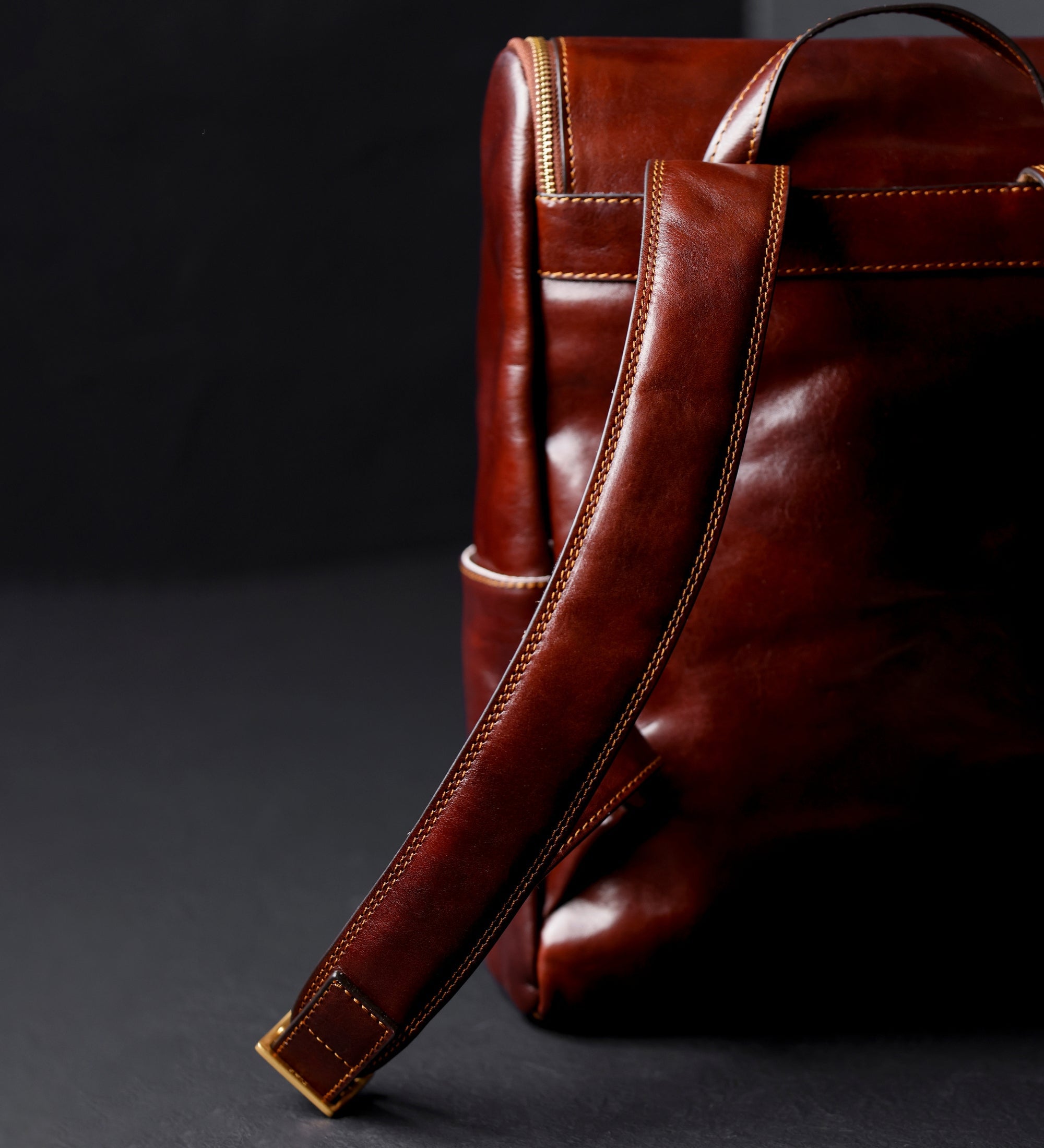 Grand sac à dos en cuir The Odyssey