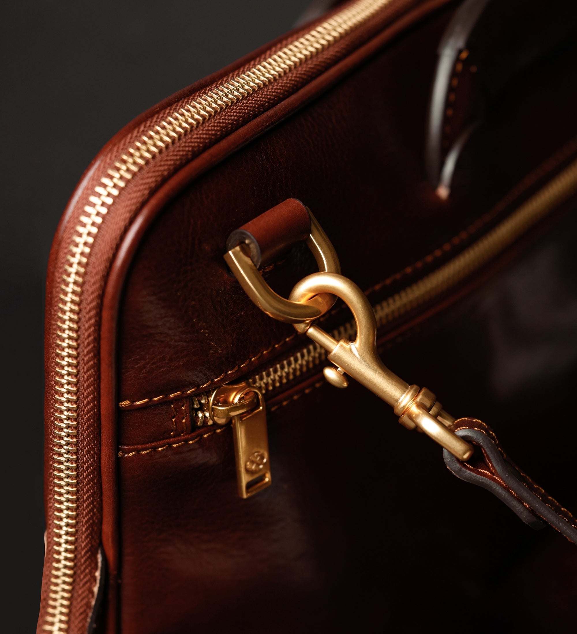 Sacoche pour ordinateur portable en cuir Brave New World