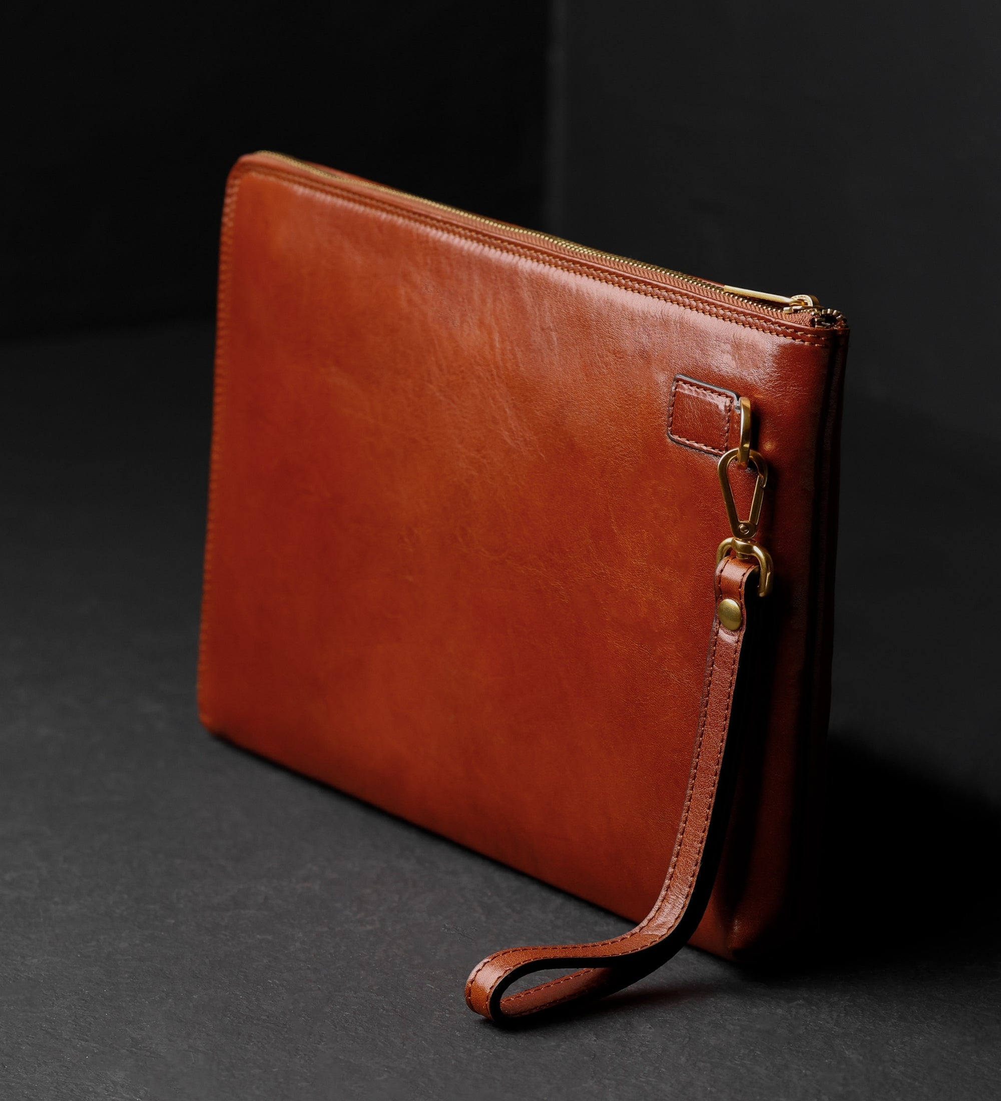 Grande pochette en cuir pour homme The Brothers Karamazov