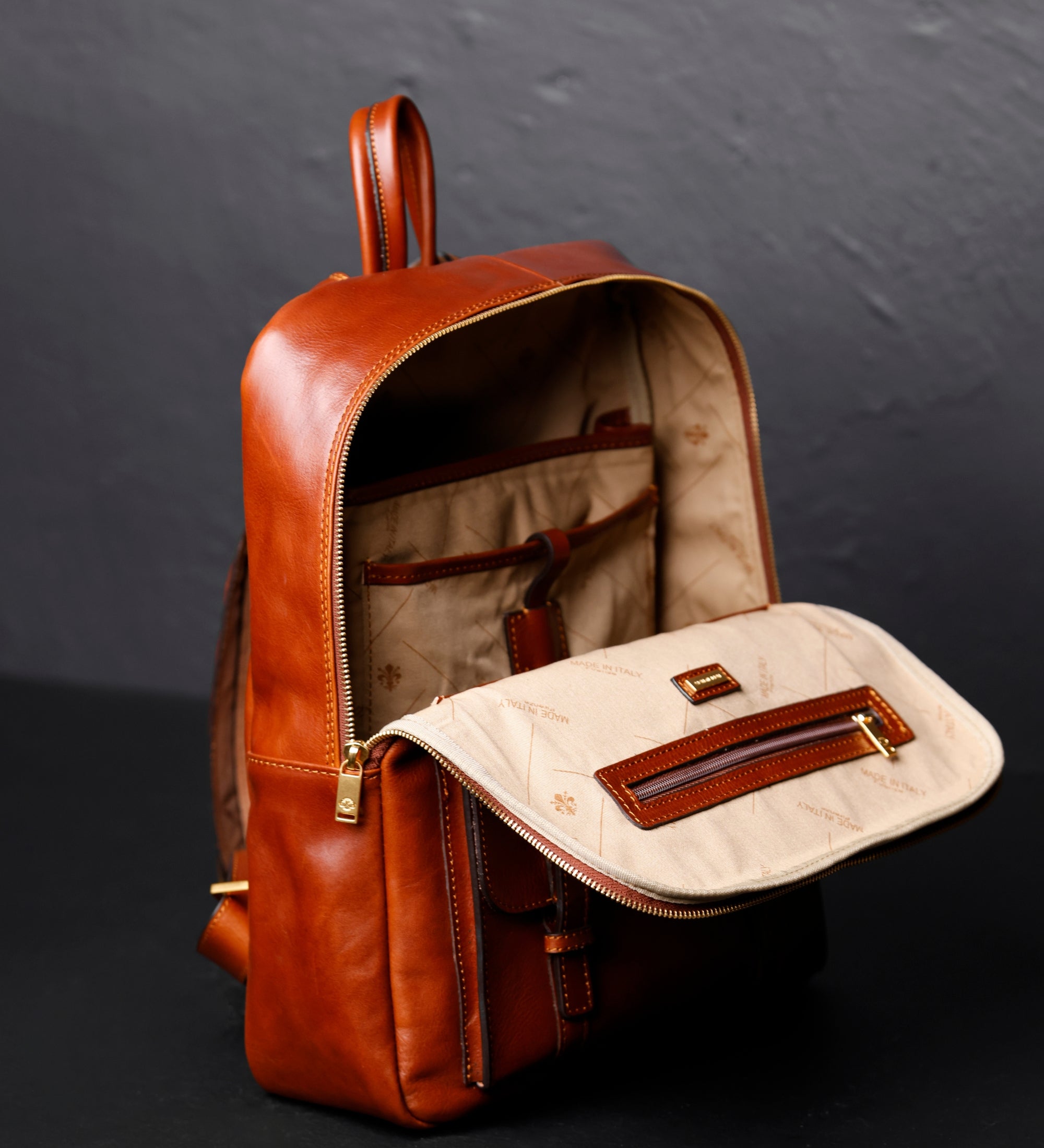 Sac à dos de voyage en cuir pour femme The Divine Comedy