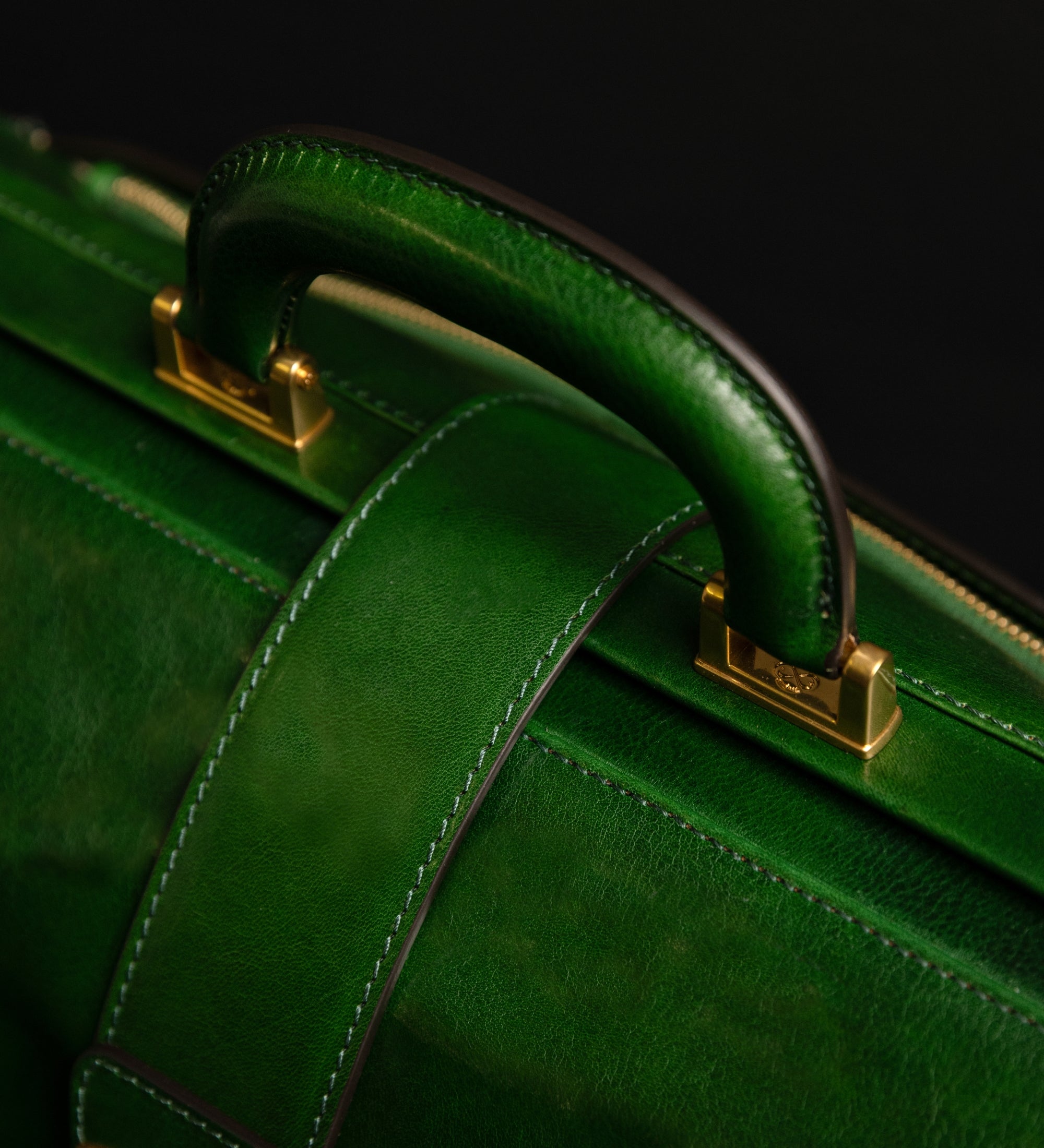 Grand sac de docteur en cuir Mrs Dalloway