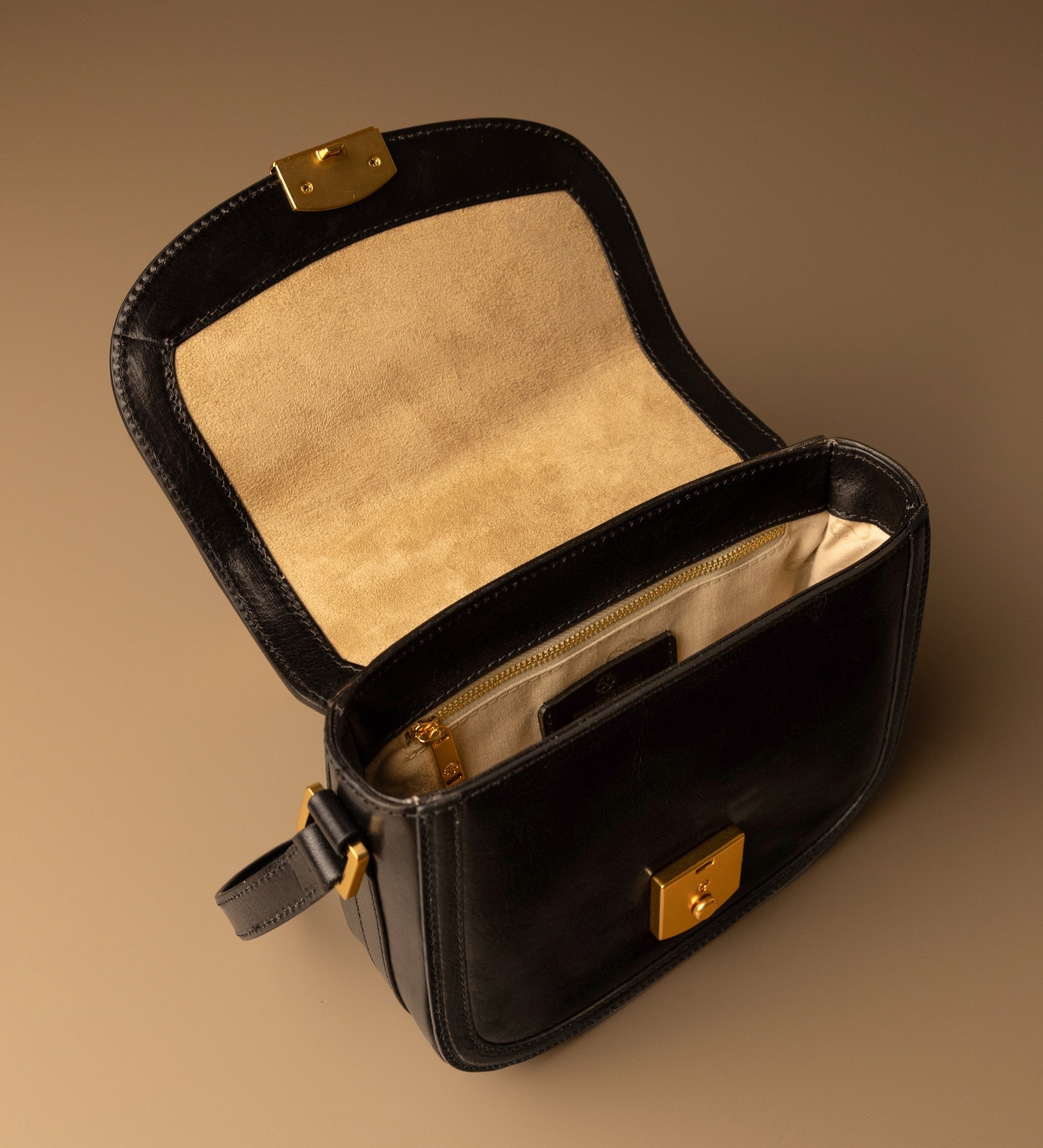 Sac selle en cuir pour femme Secrets