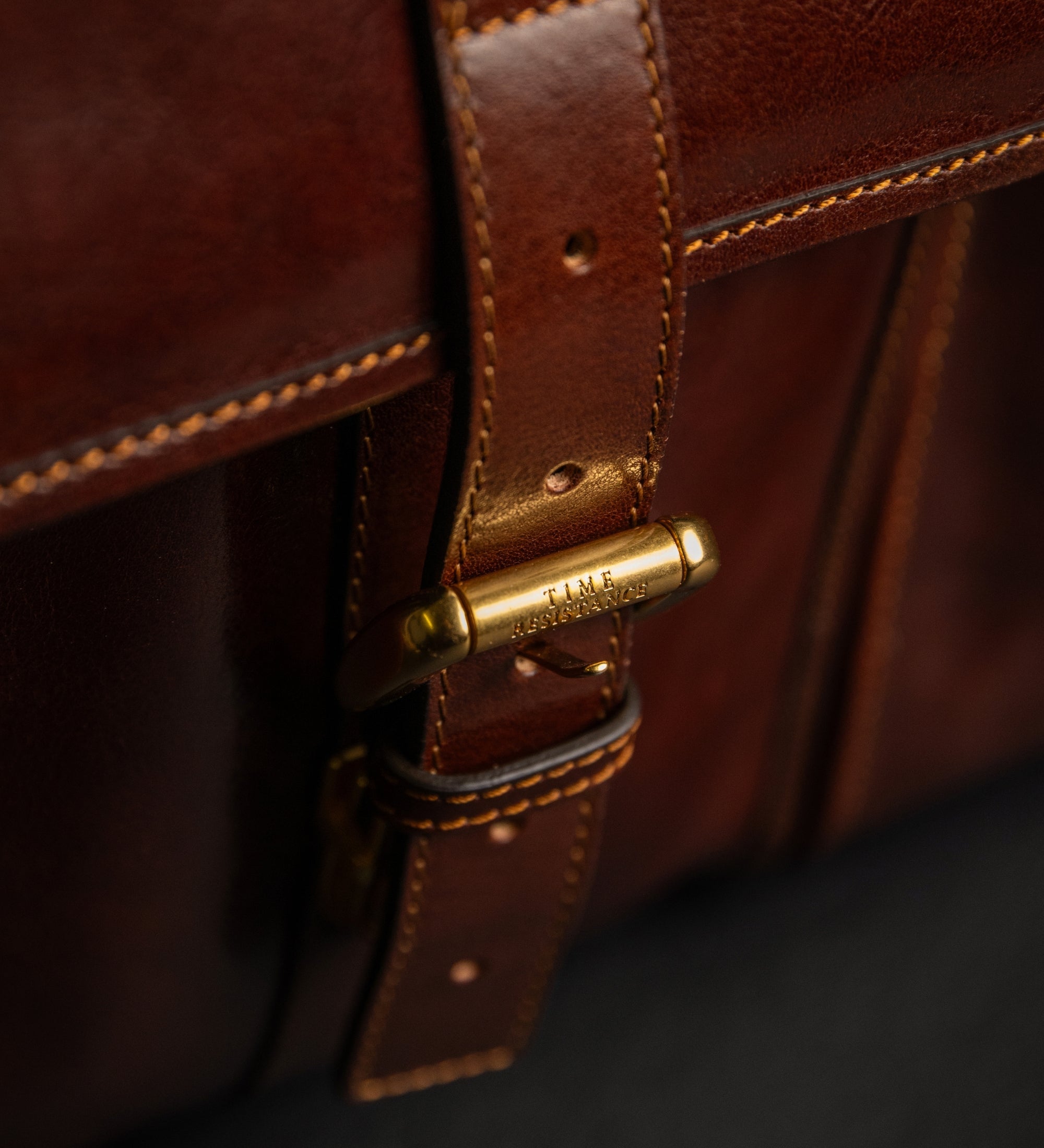 Cartable en cuir The Time Machine