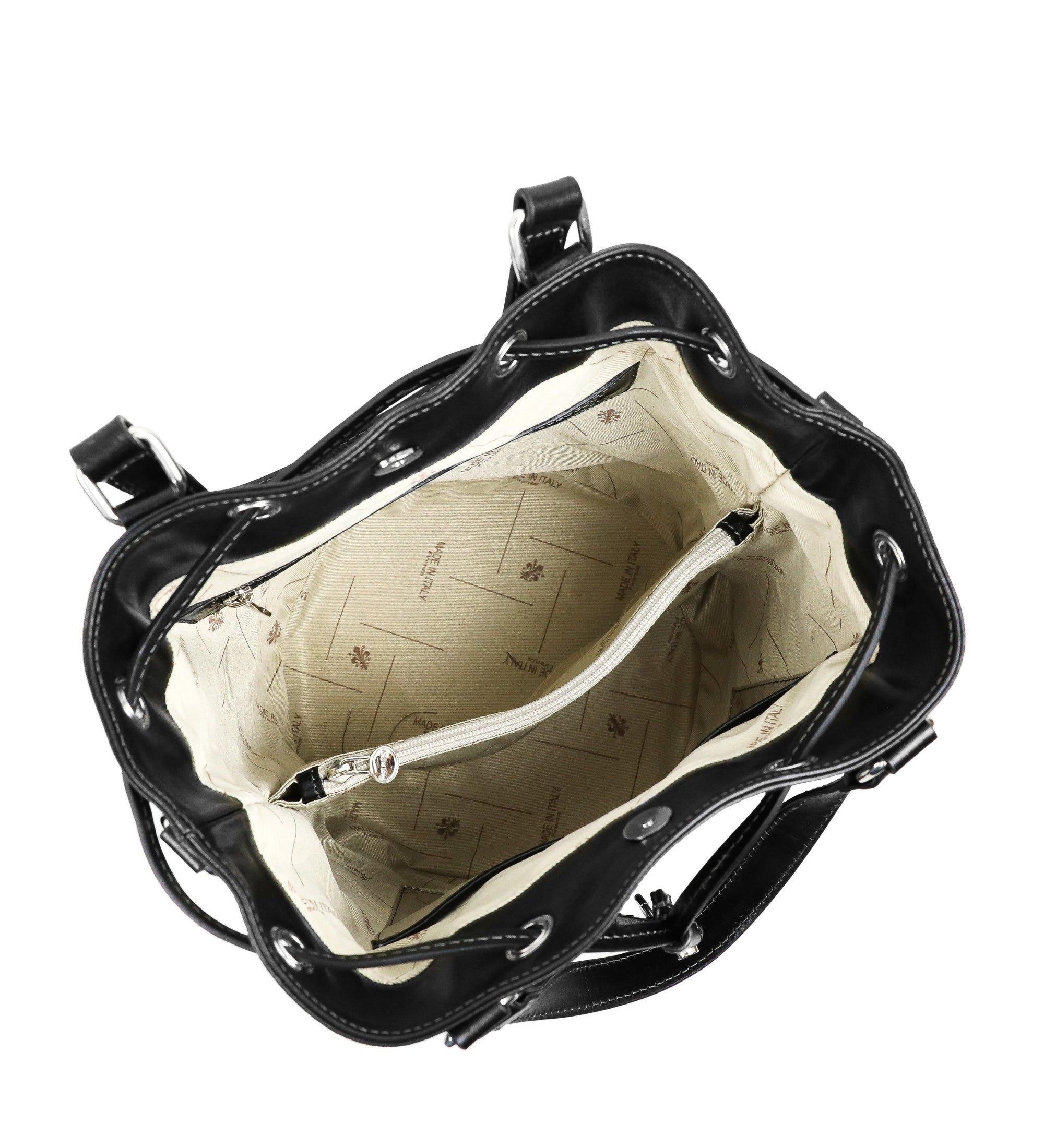Sac seau en cuir pour femme Light In August