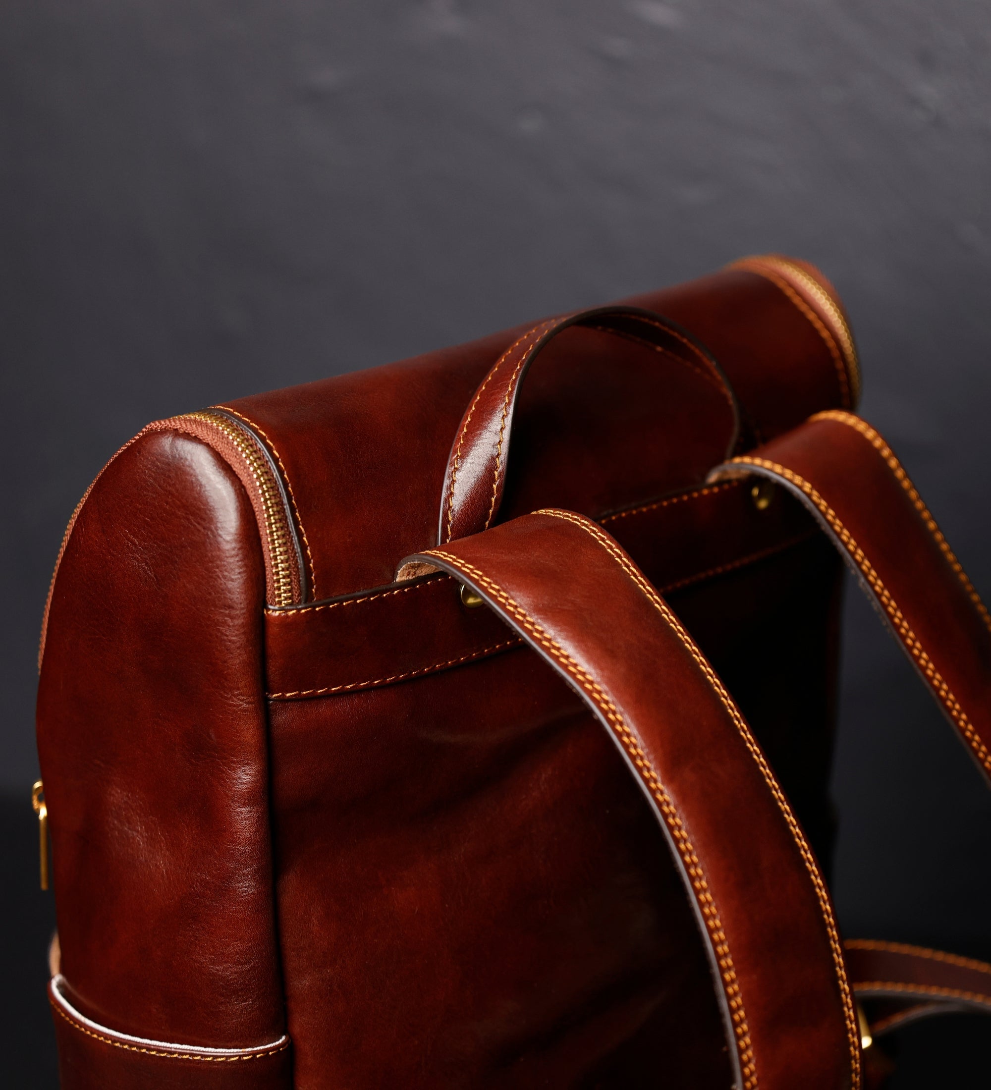 Grand sac à dos en cuir The Odyssey
