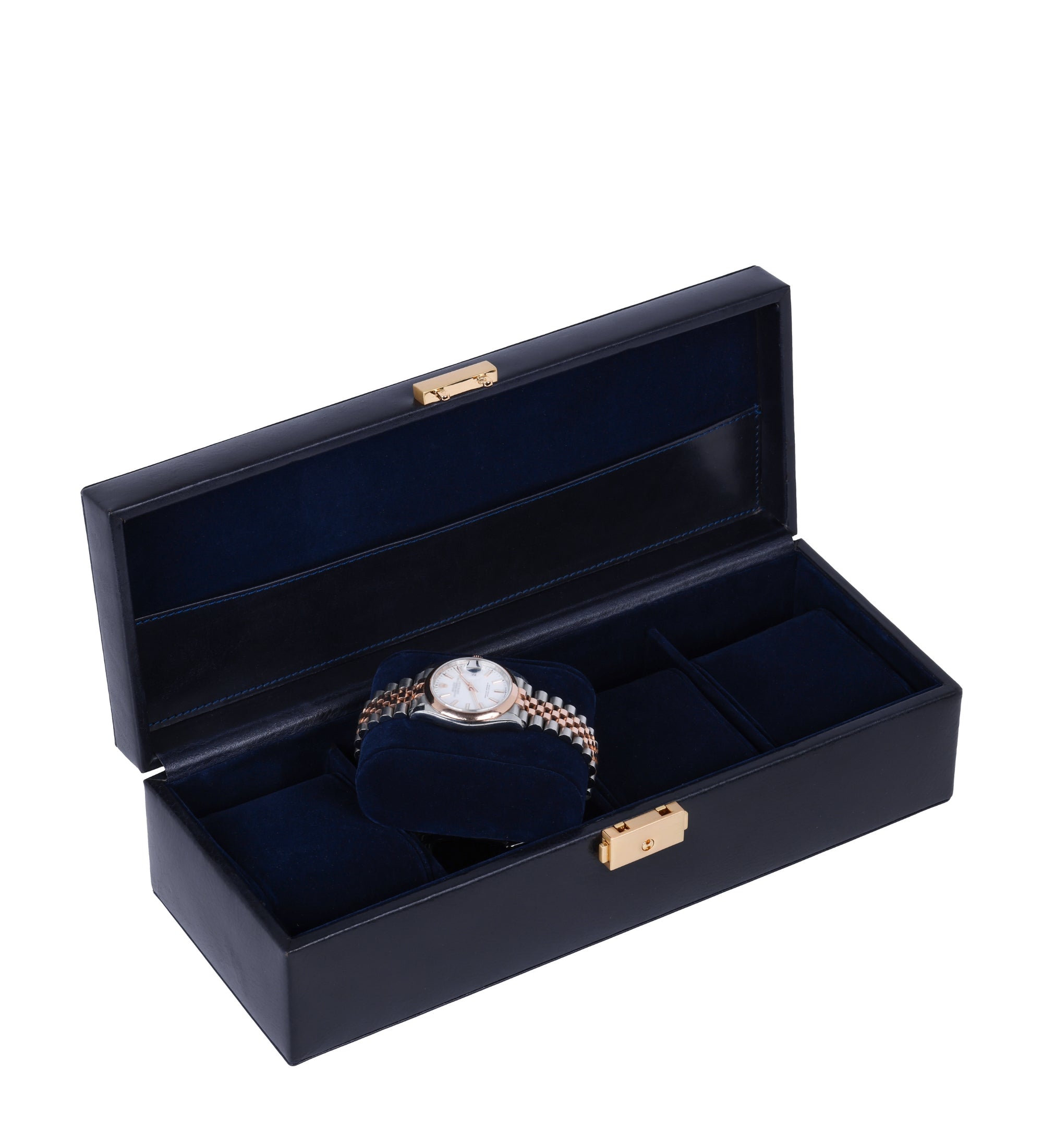 Boîte à montres, organiseur de montres en cuir Herzog