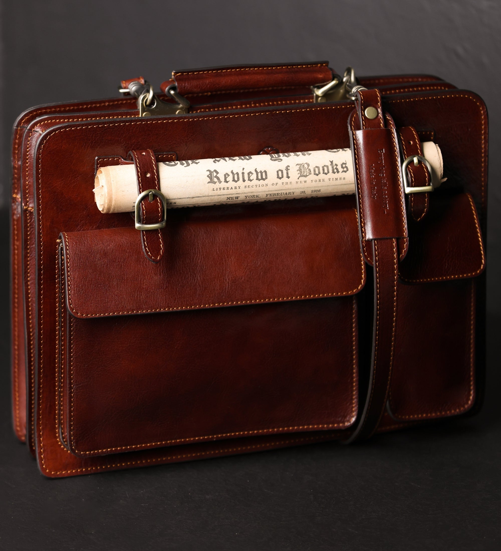 Cartable en cuir The Prophet
