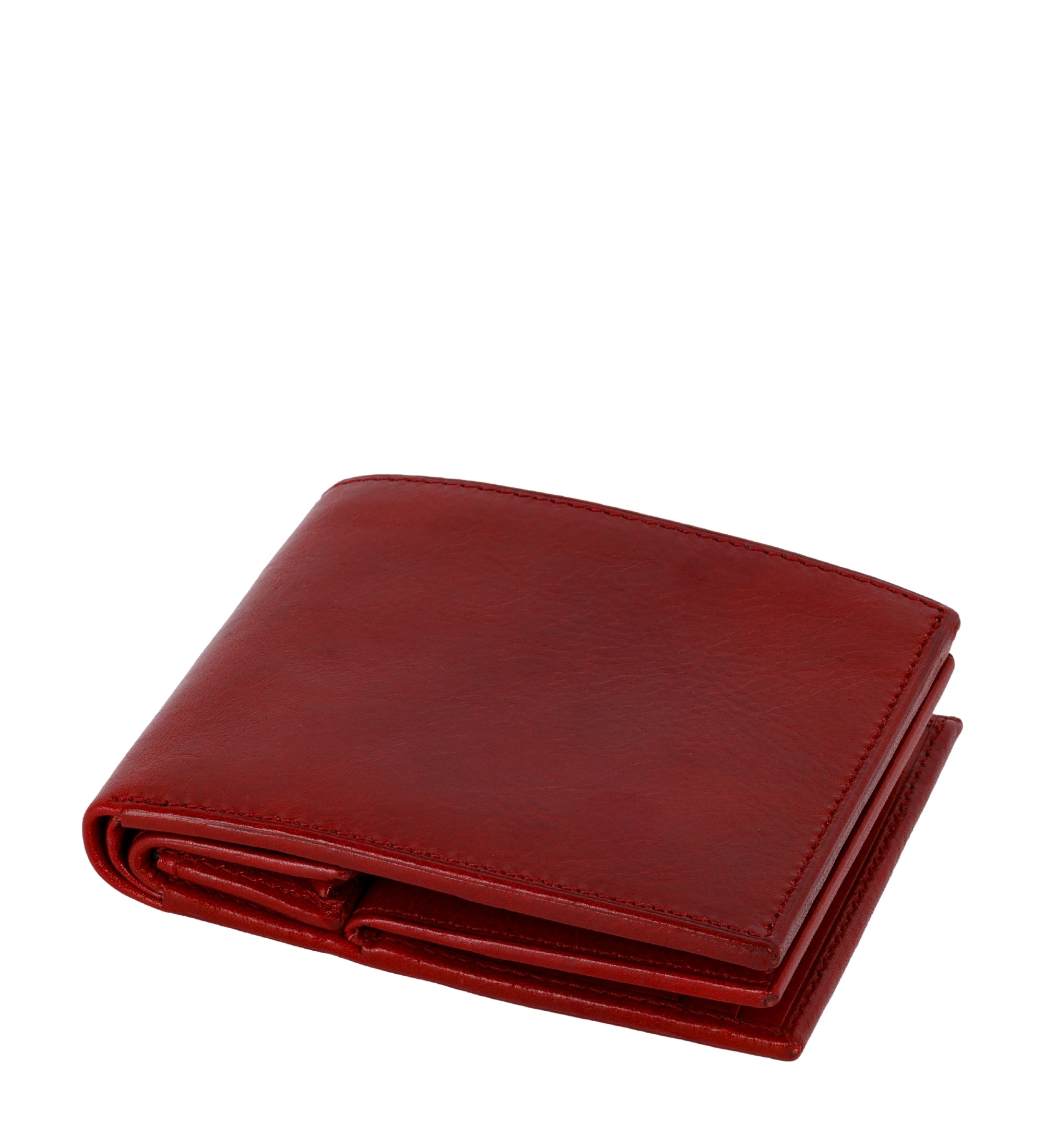 Portefeuille à deux volets en cuir Daniel