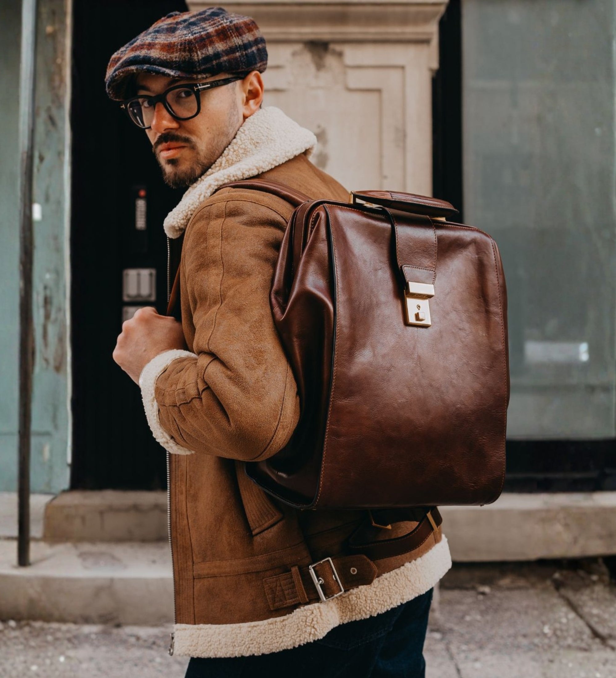 Sac à dos en cuir A Brief Story of Time