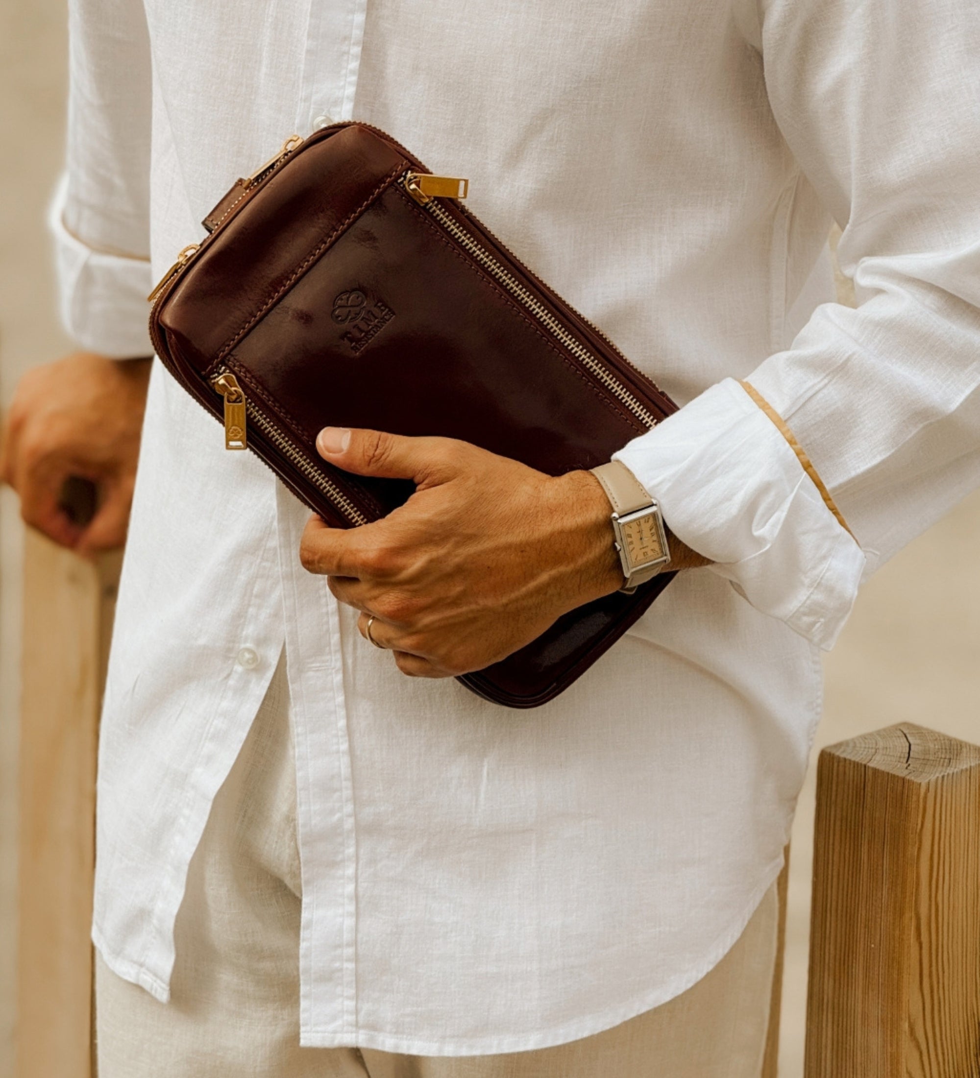 Sac bandoulière en cuir Kim