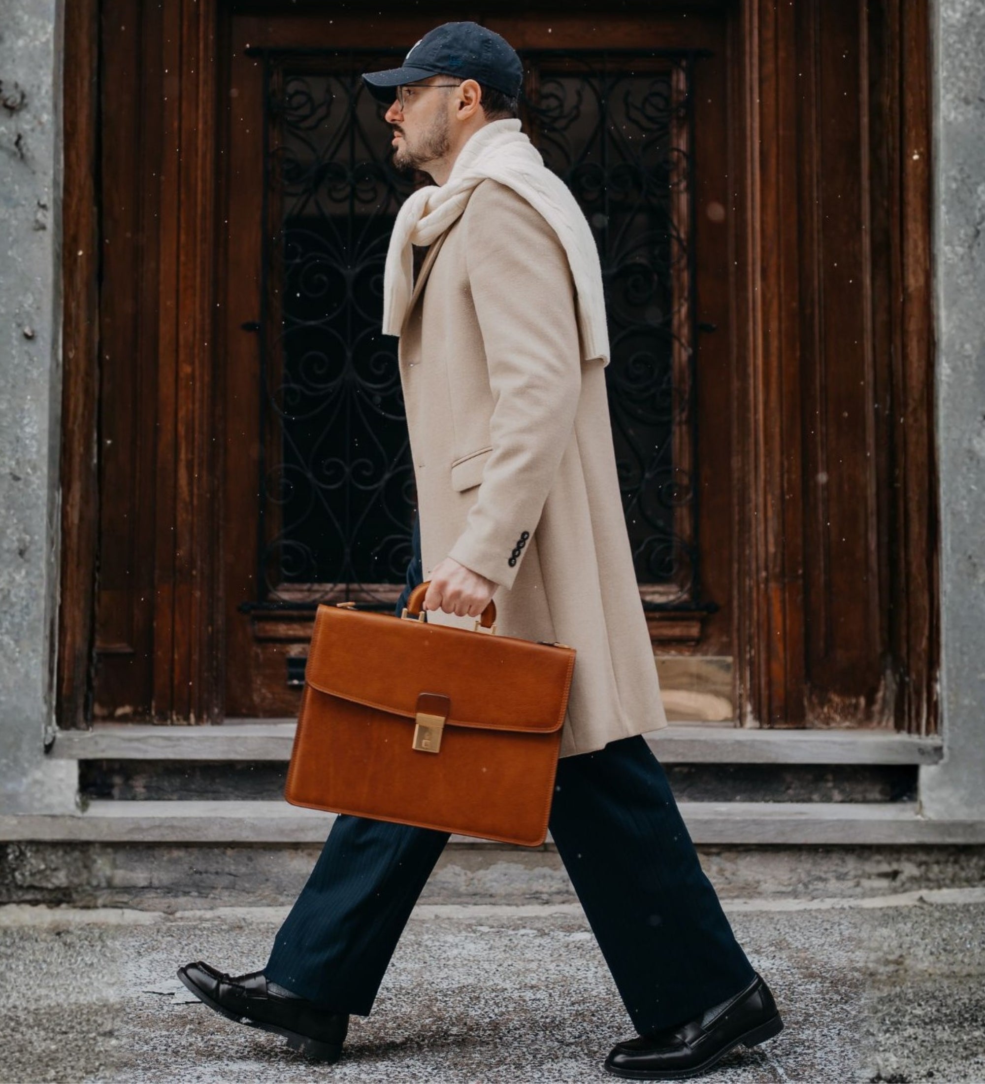 Serviette en cuir The Sound of the Mountain