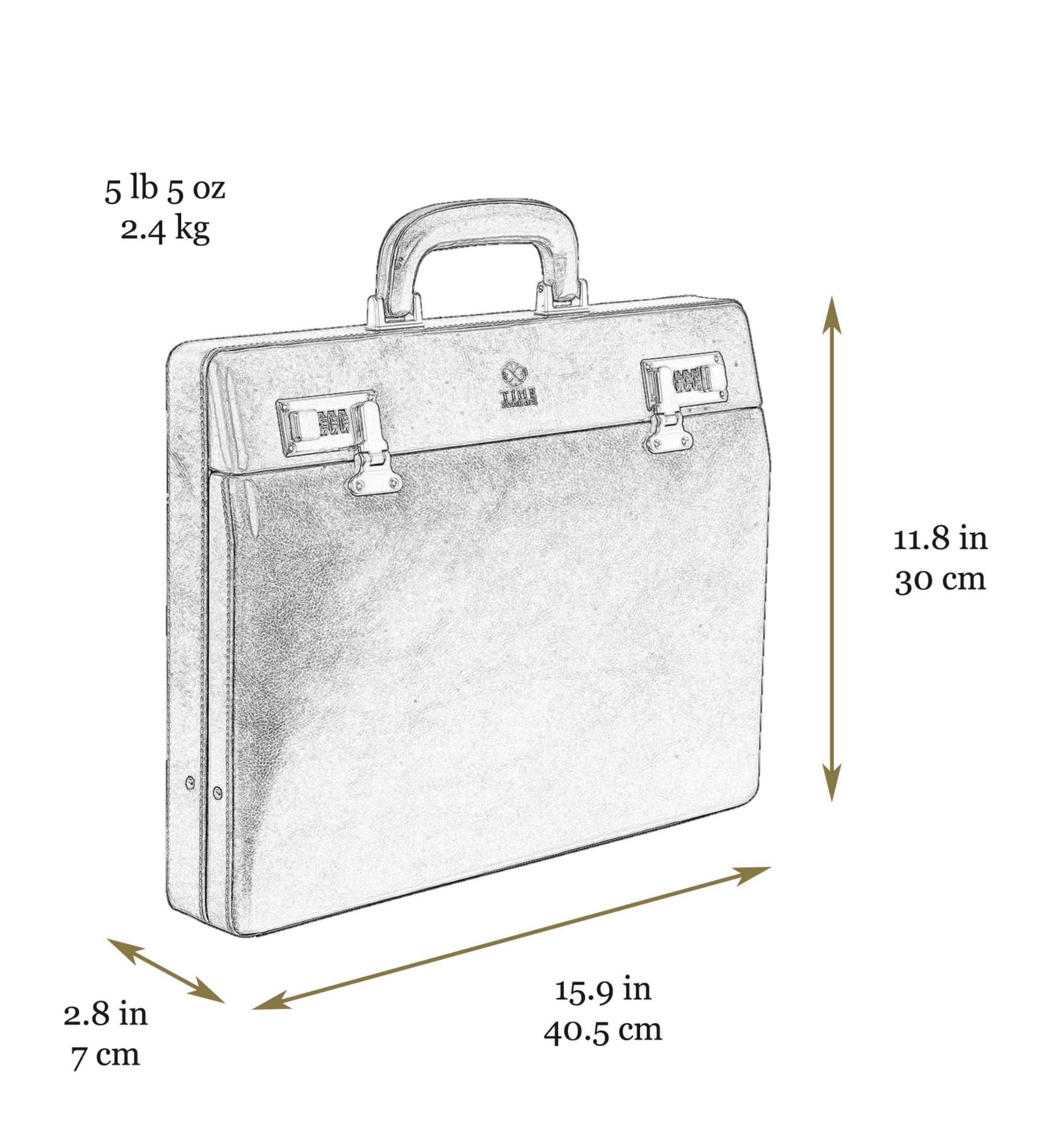 Attaché-case en cuir pour femme Vendetta