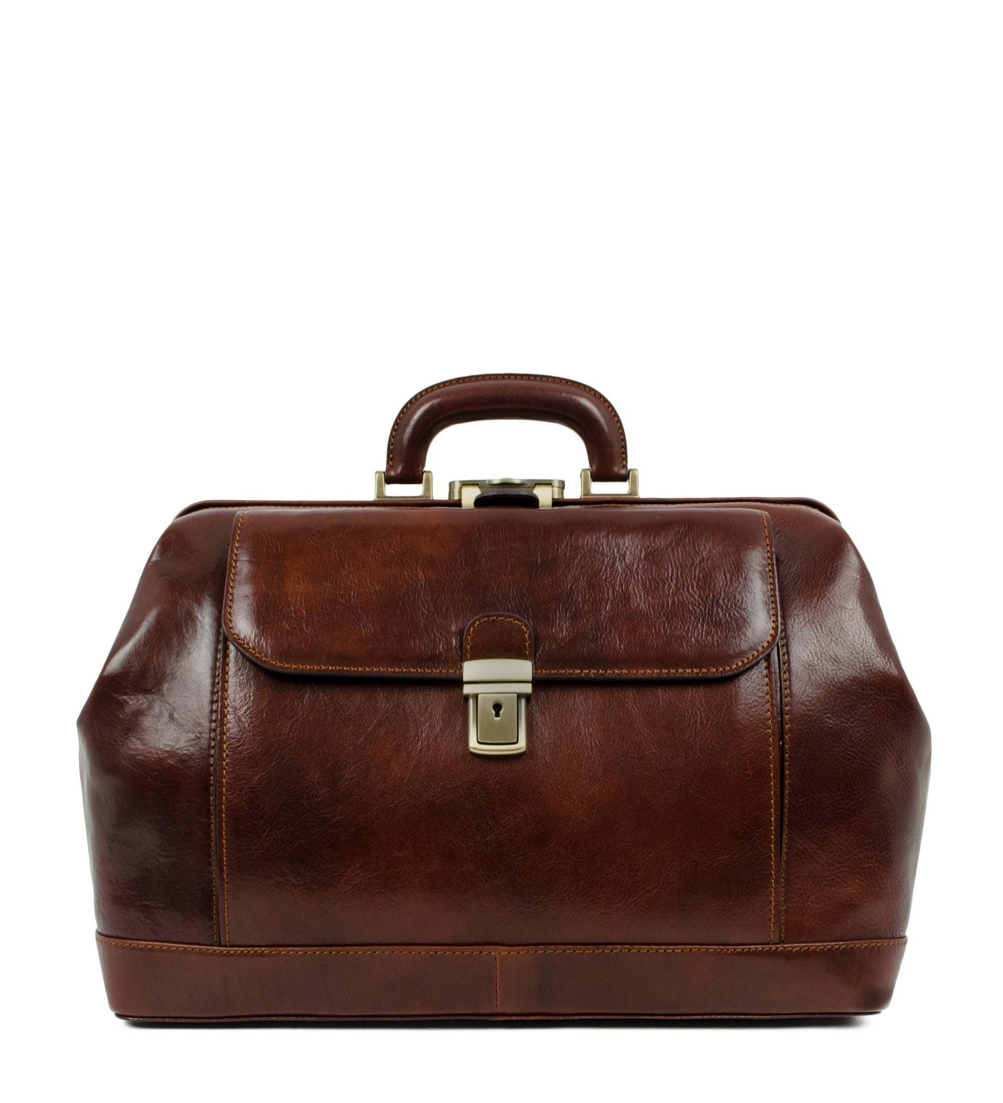 Grand sac de docteur en cuir italien pour femme Hamlet