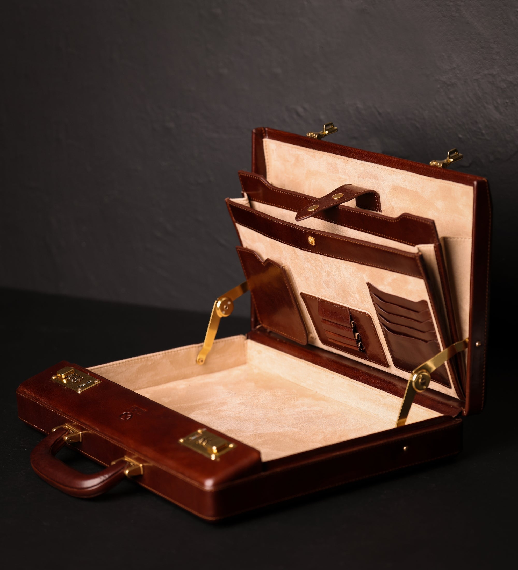 Attaché-case en cuir pour femme Vendetta