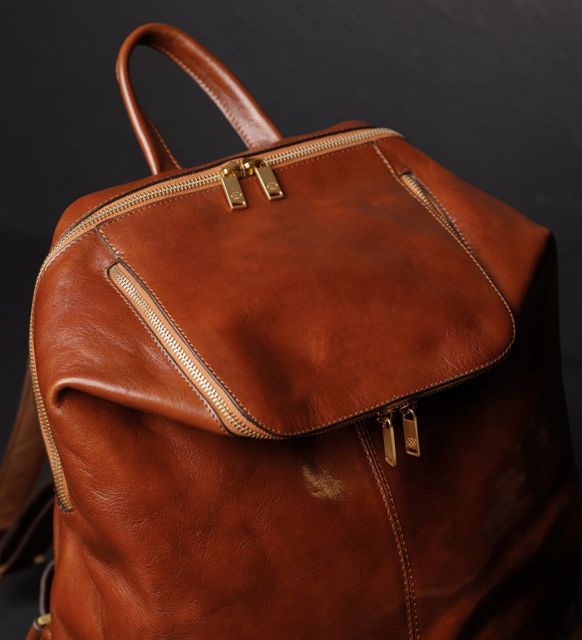 Sac à dos en cuir pour femme A Bend in the River