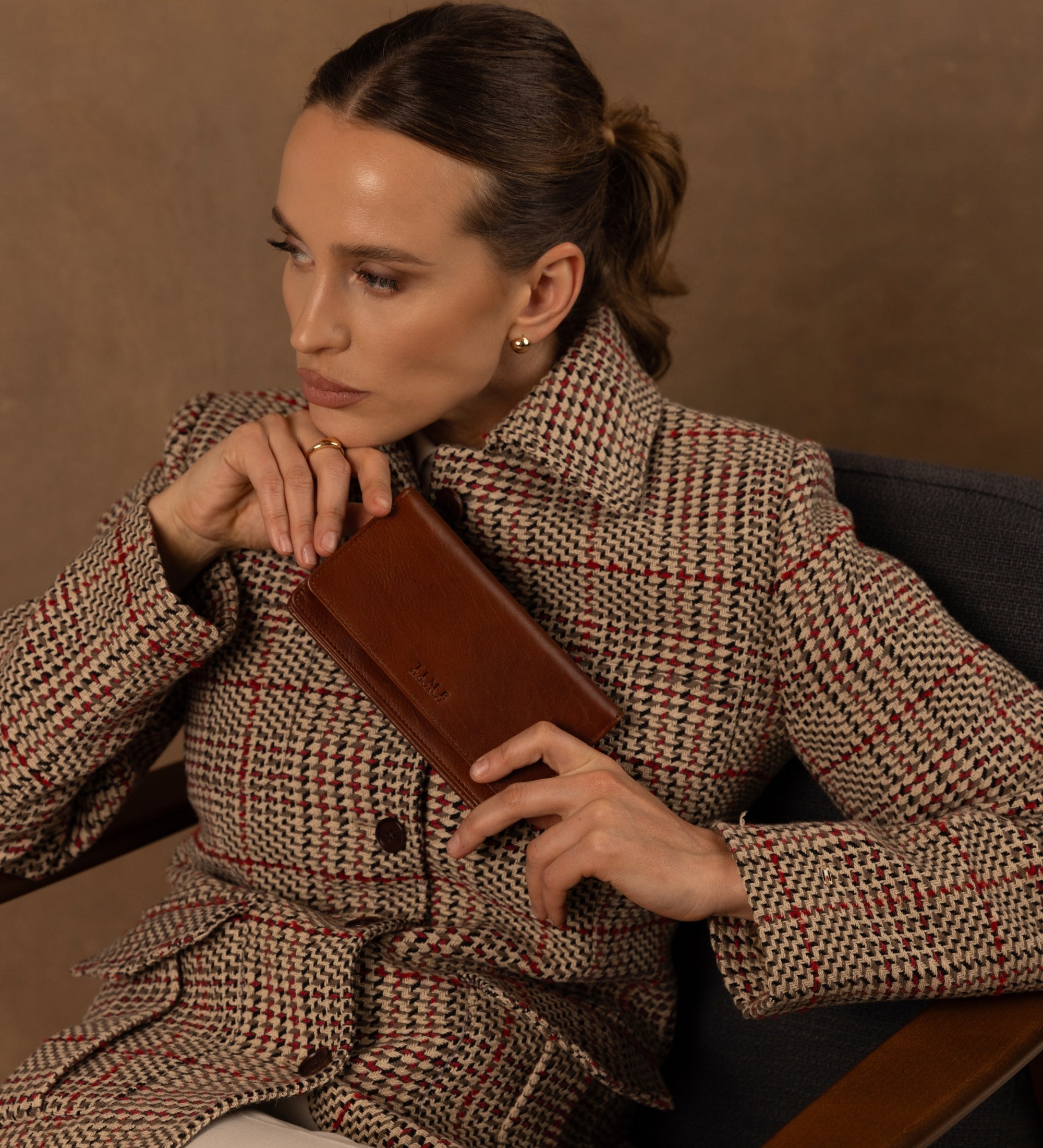 Portefeuille Continental en Cuir pour Femme - Charade