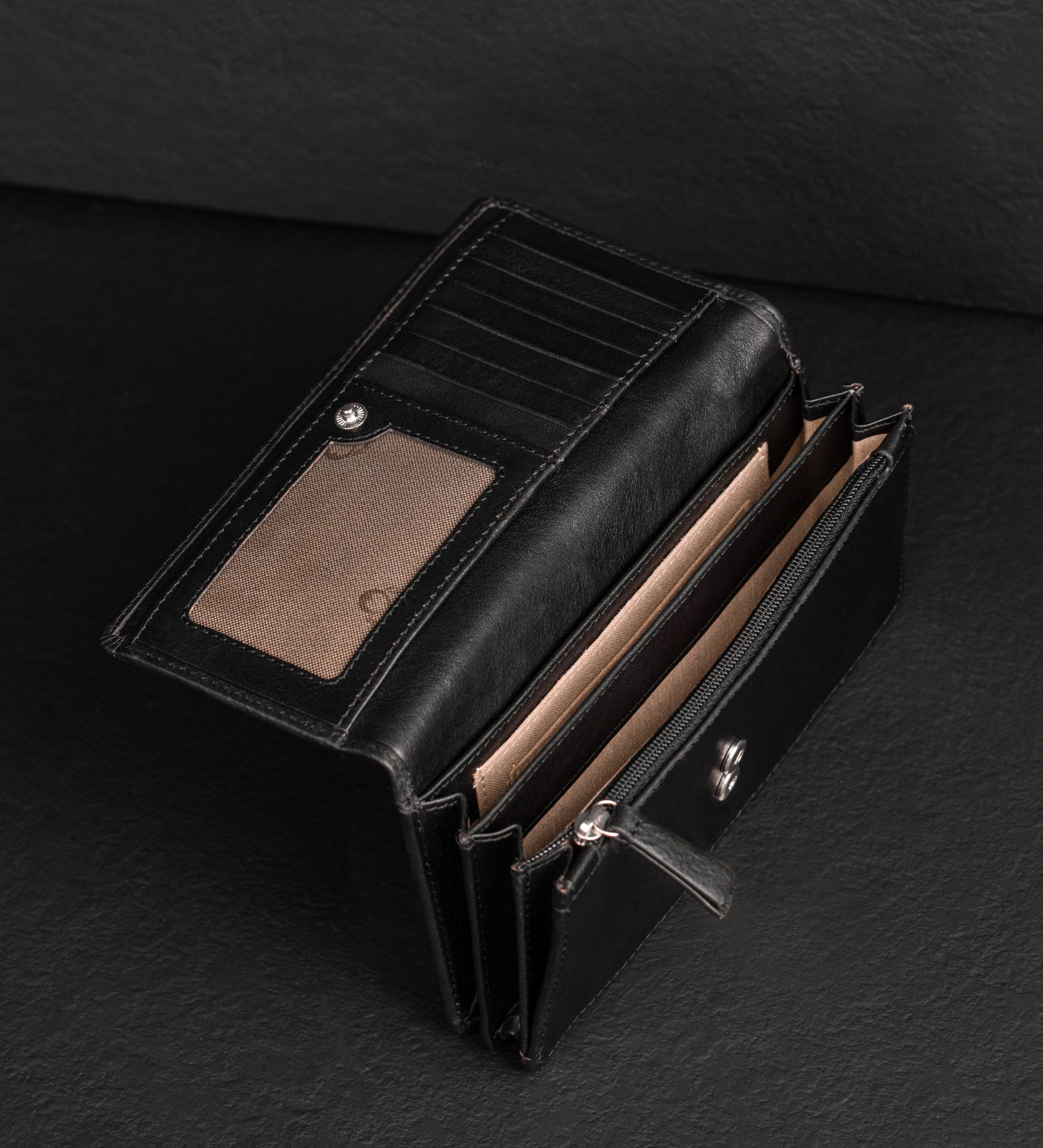 Portefeuille Continental en Cuir pour Femme Charade