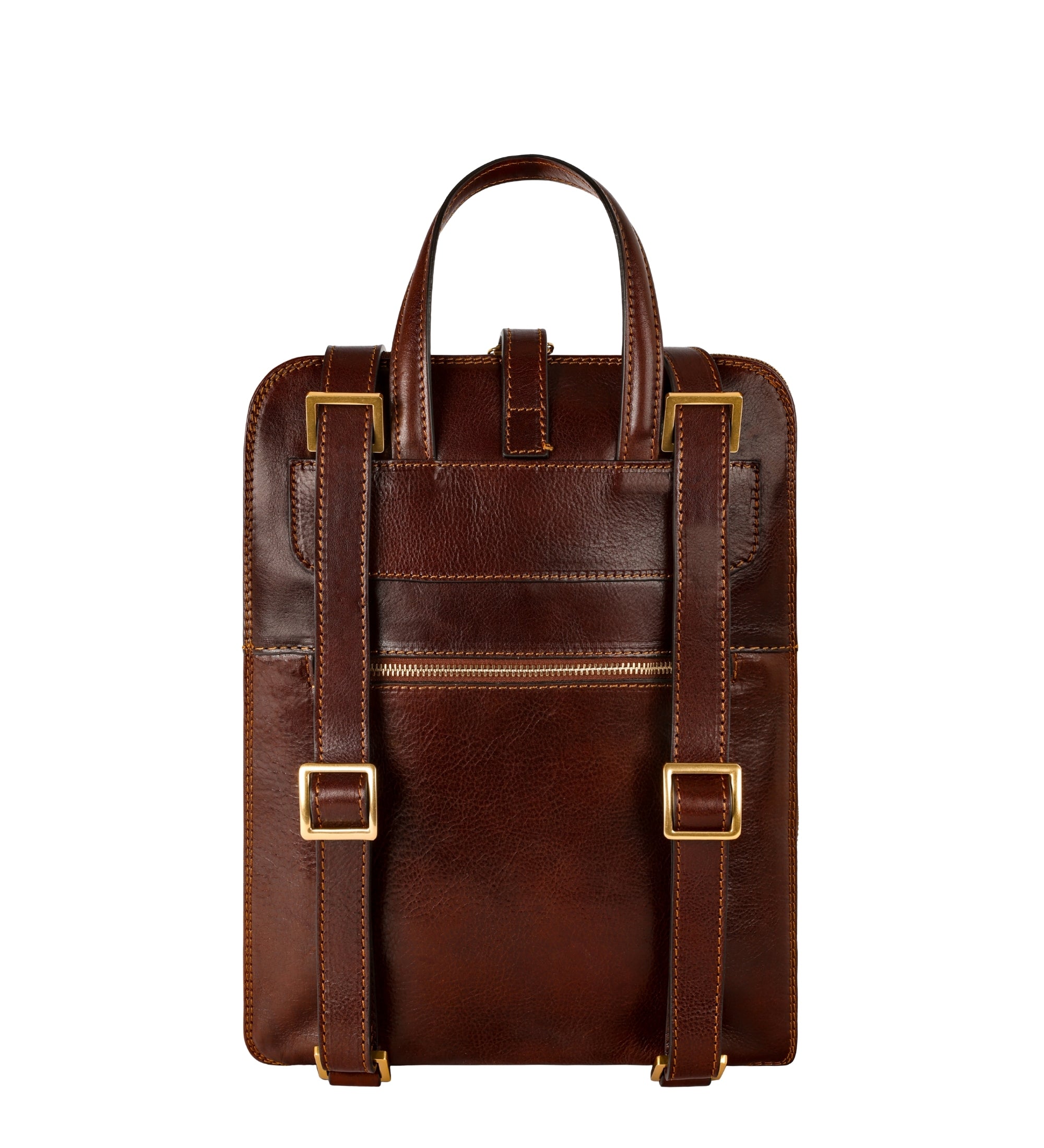 Sac à dos convertible à bandoulière en cuir pour femme Clarissa