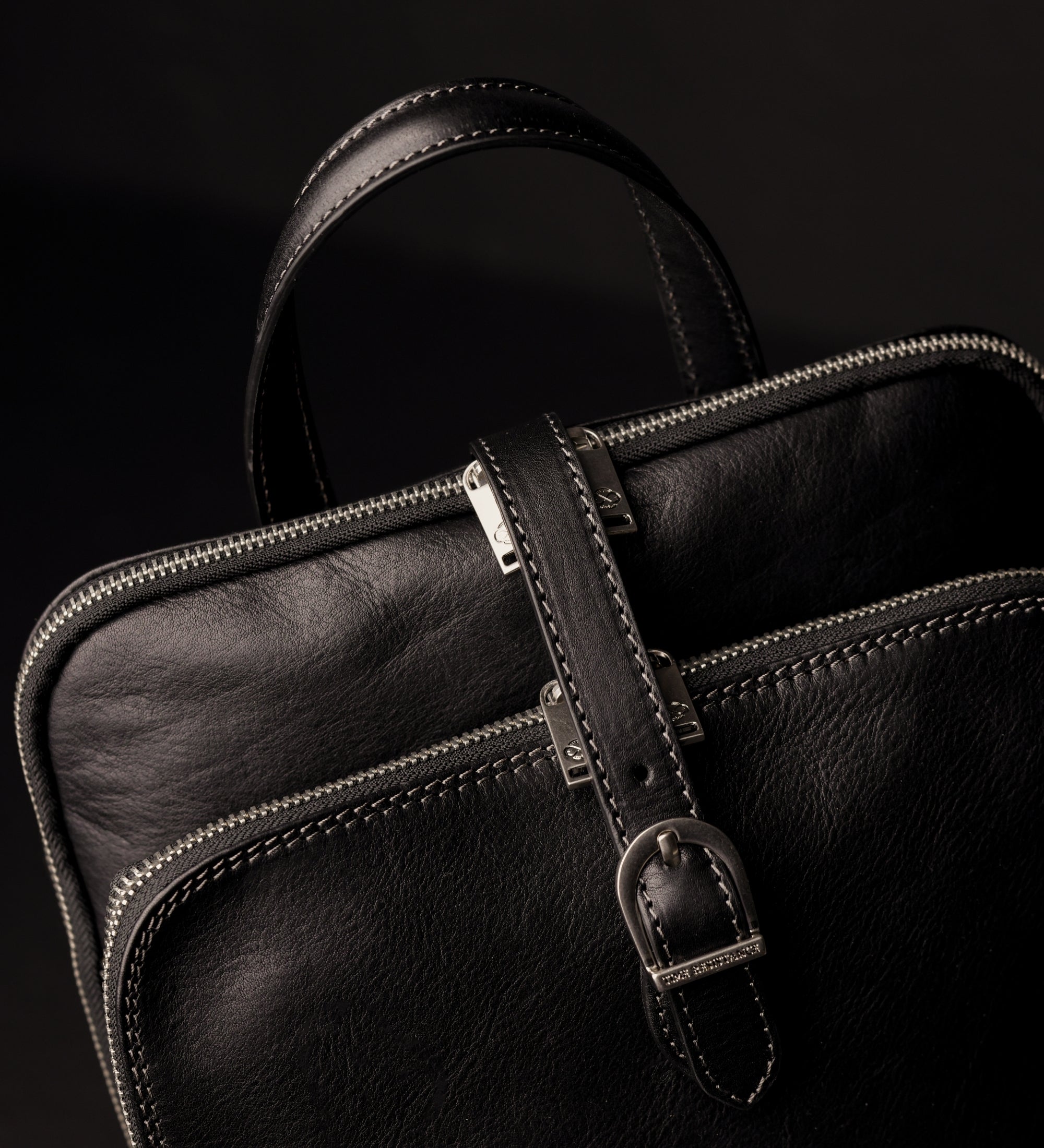 Sac à dos convertible à bandoulière en cuir pour femme Clarissa
