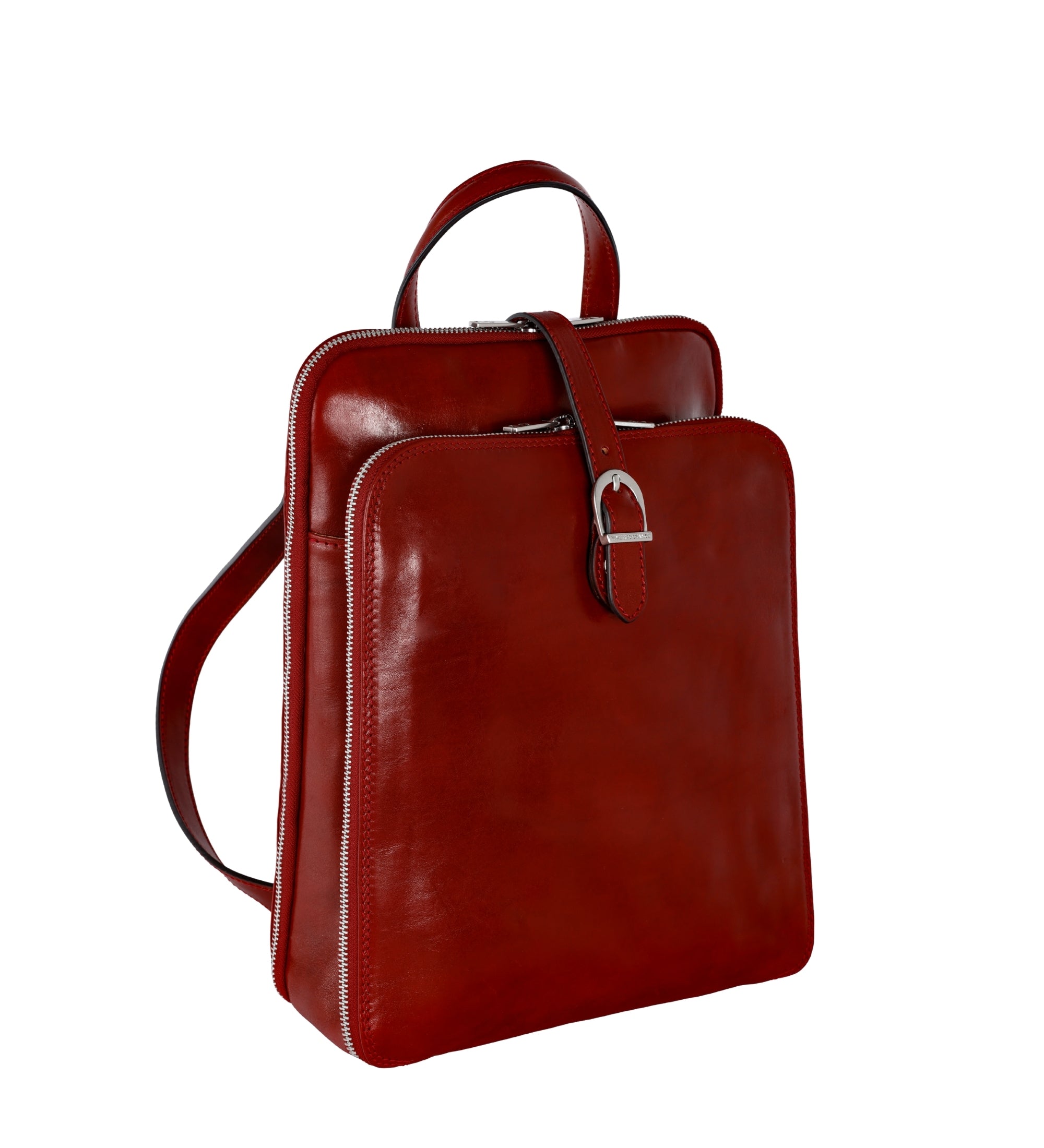 Sac à dos convertible à bandoulière en cuir pour femme Clarissa