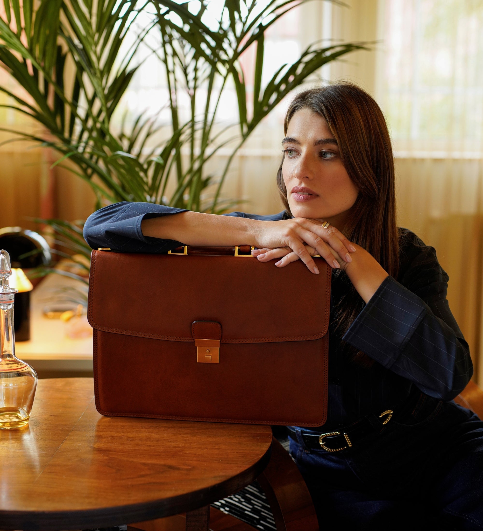 Mallette en cuir pour femme The Sound of the Mountain