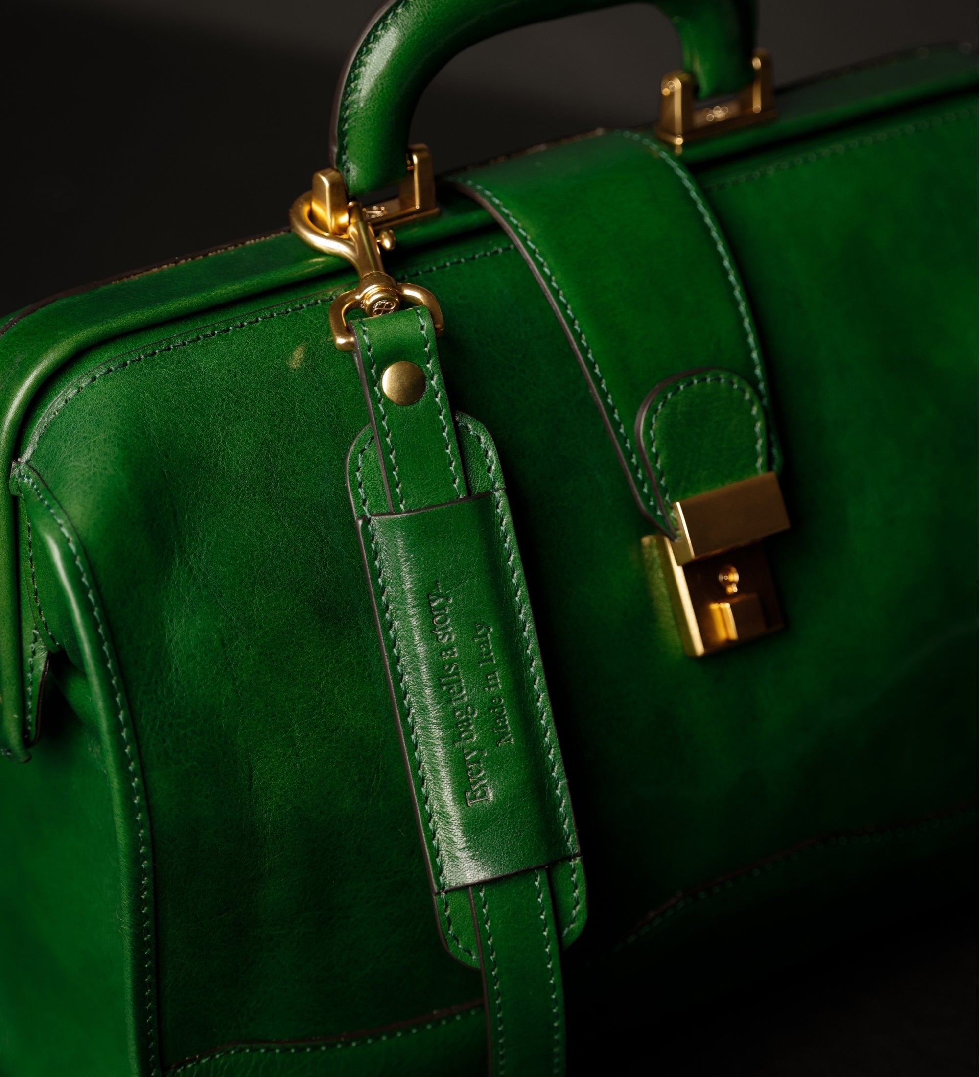 Petit sac de docteur en cuir David Copperfield