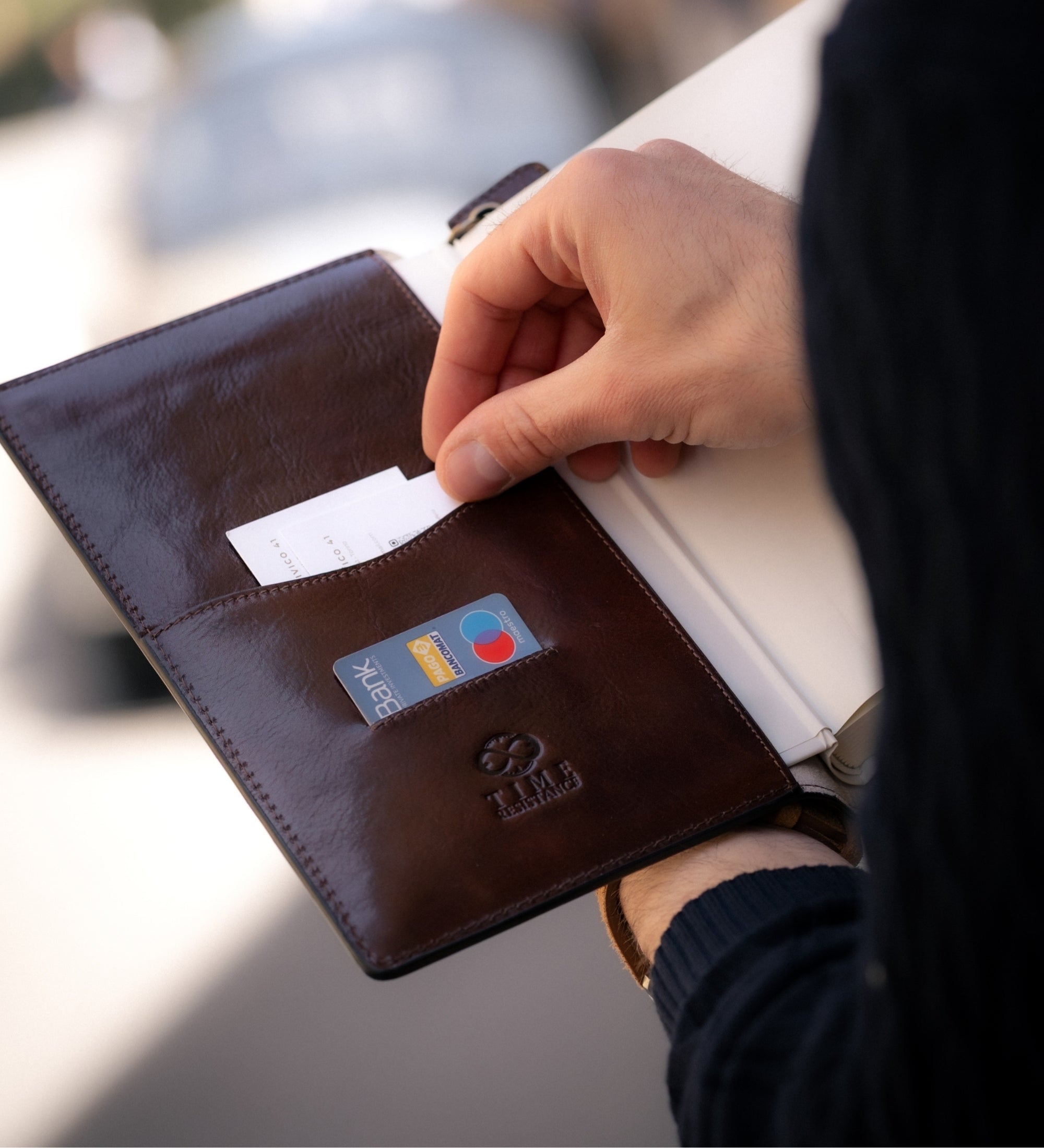Carnet en cuir avec bloc-notes rechargeable A5 The Diary of a Nobody