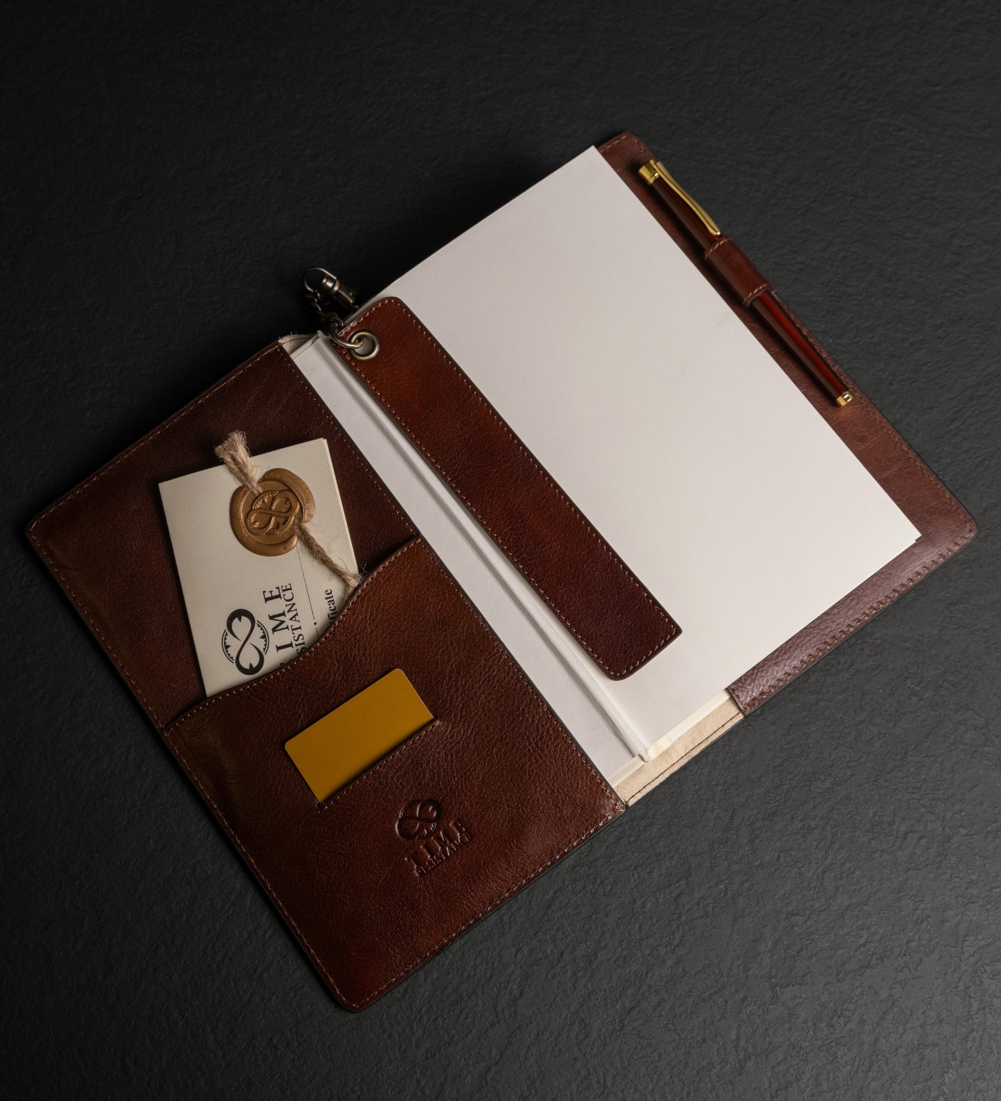 Carnet en cuir avec bloc-notes rechargeable A5 The Diary of a Nobody