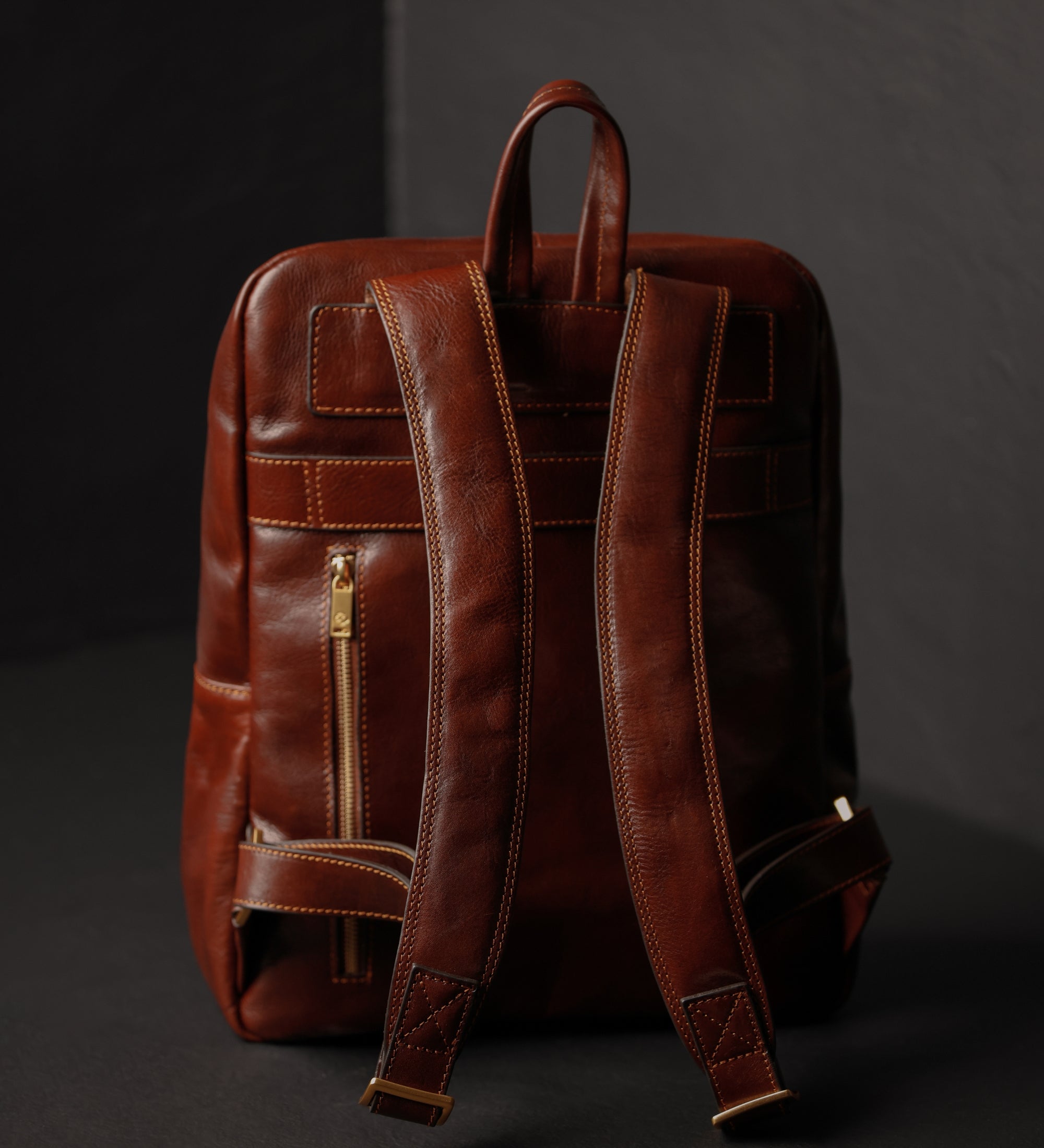 Grand sac à dos en cuir pour homme The Divine Comedy