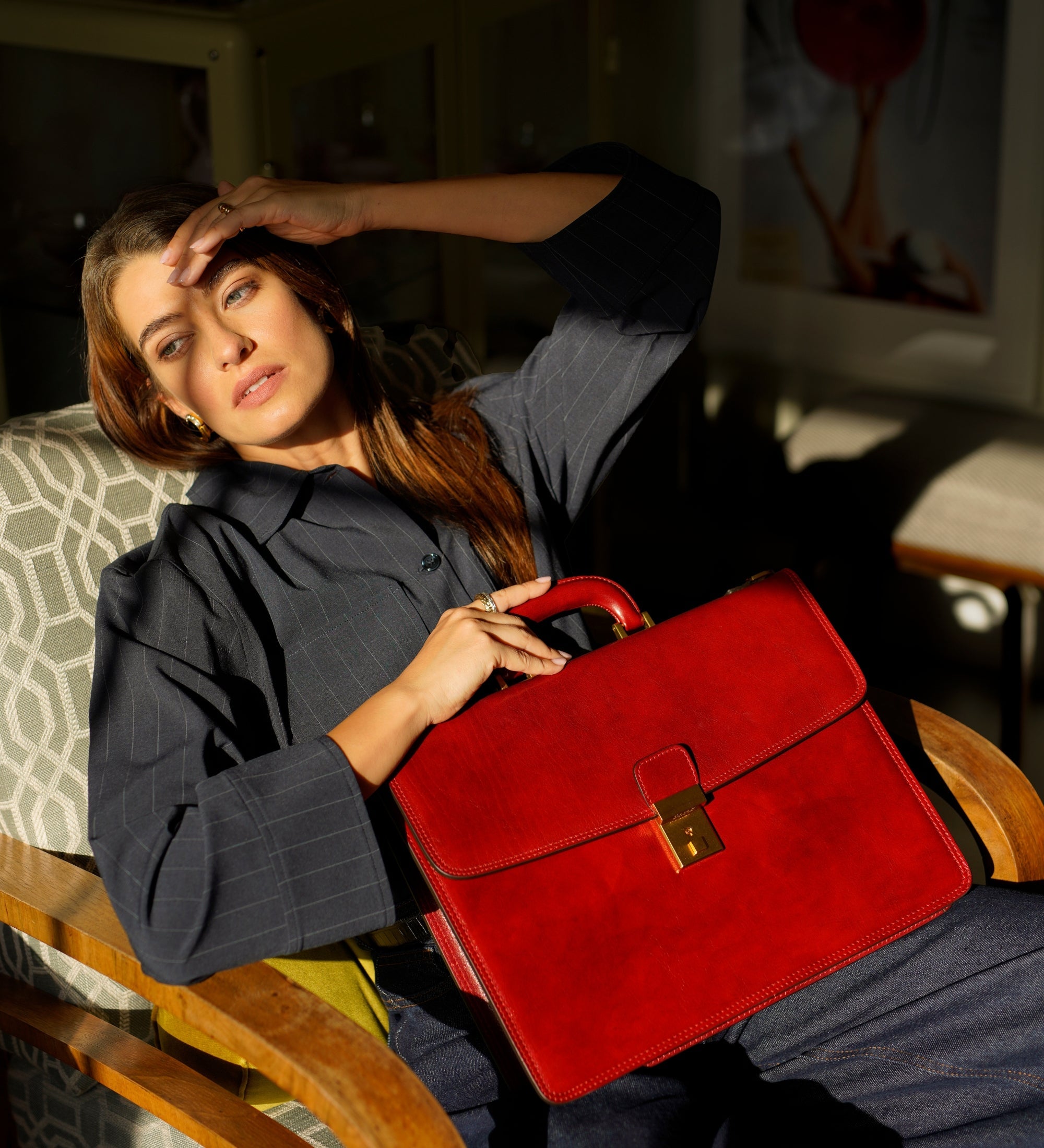 Mallette en cuir pour femme The Sound of the Mountain