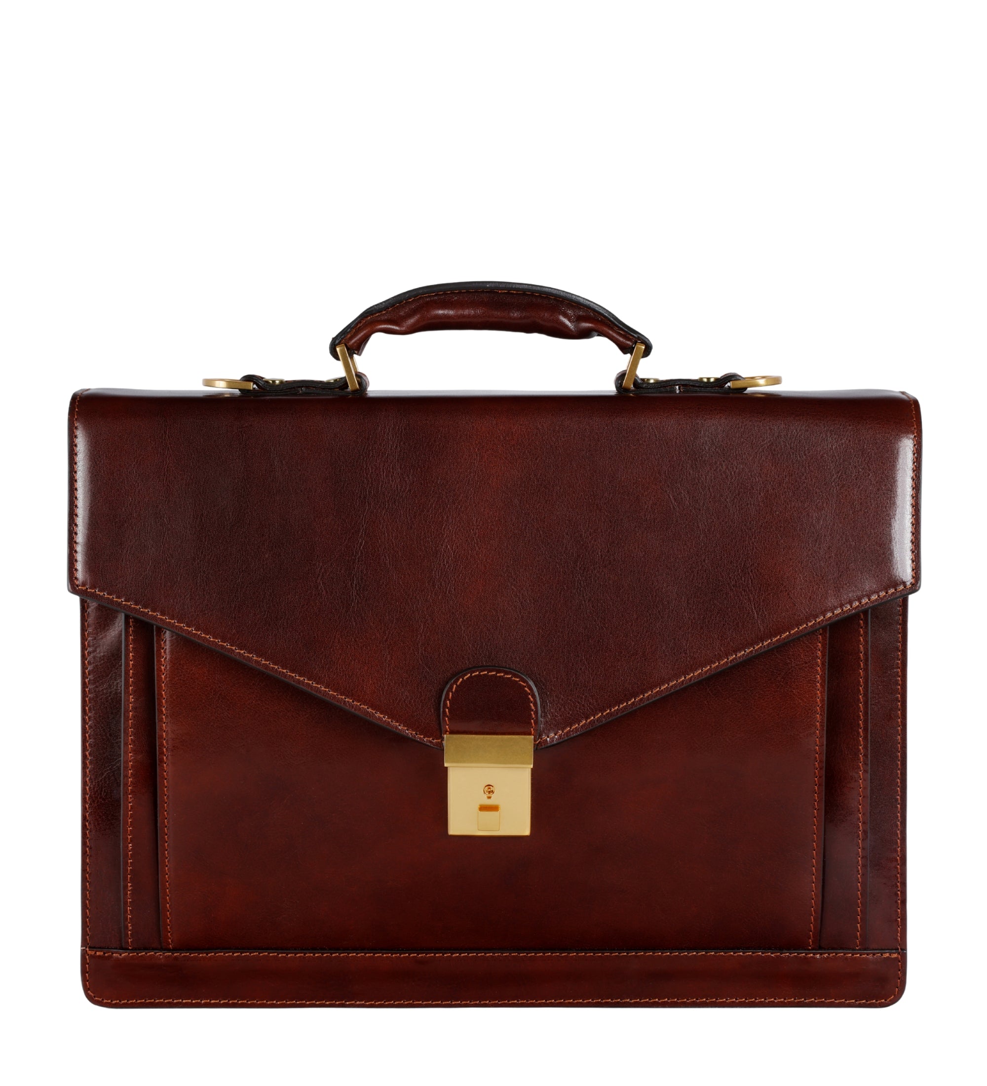Mallette en cuir au design classique The Magus