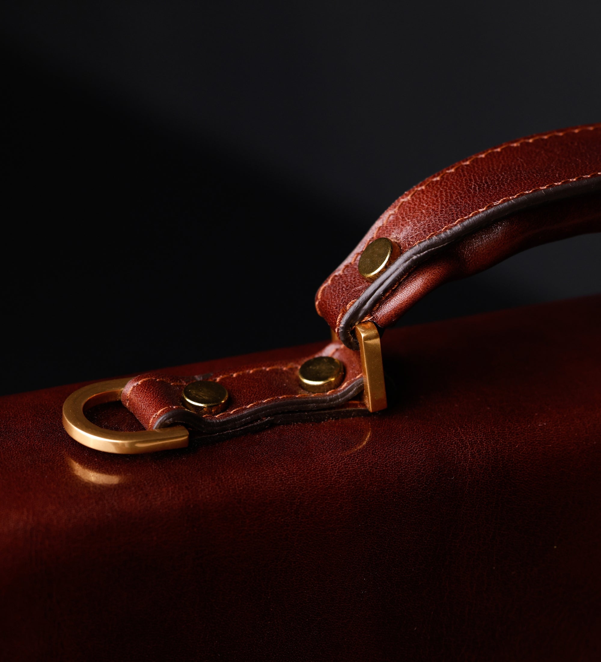 Mallette en cuir au design classique The Magus
