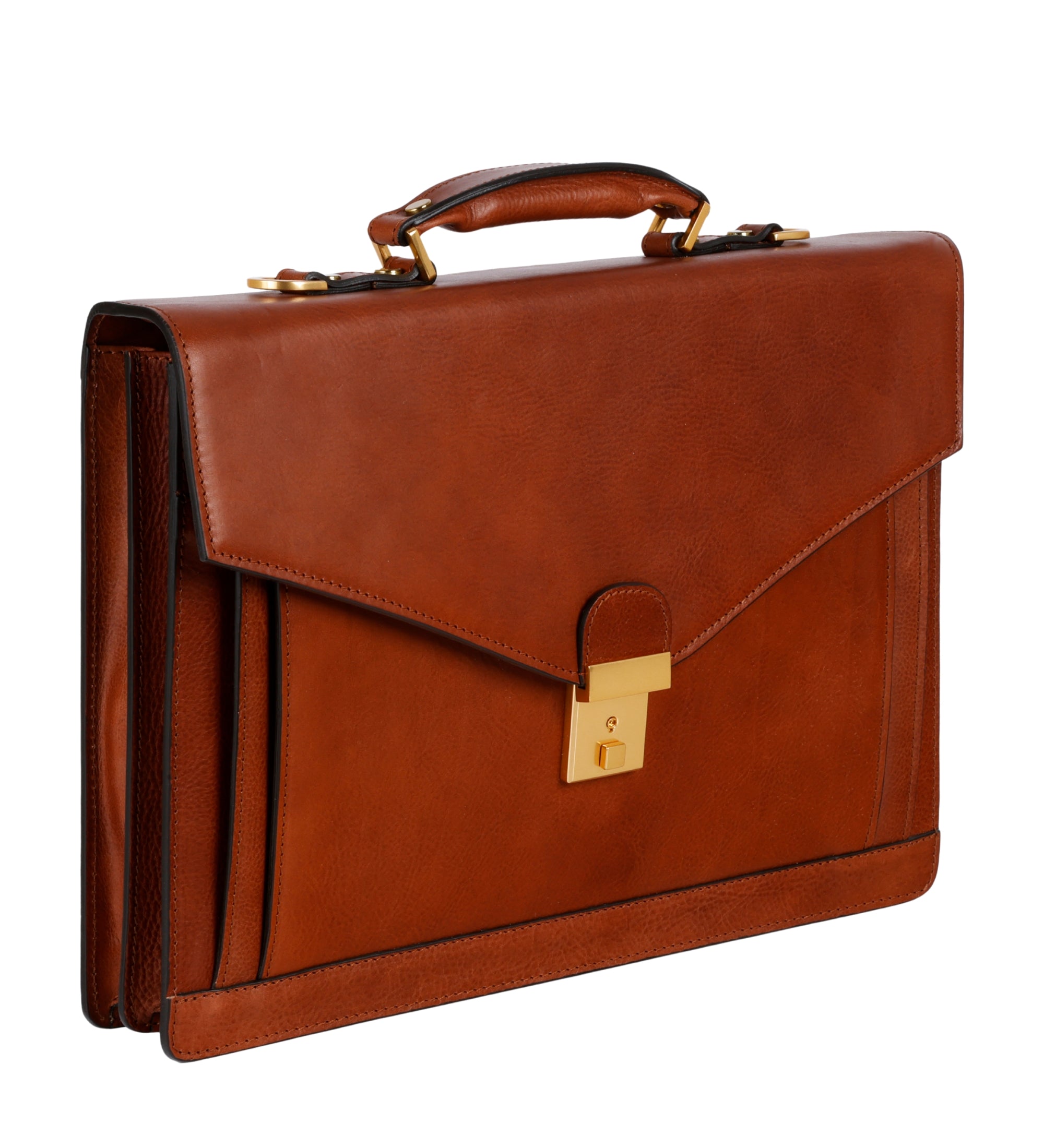 Mallette en cuir au design classique The Magus