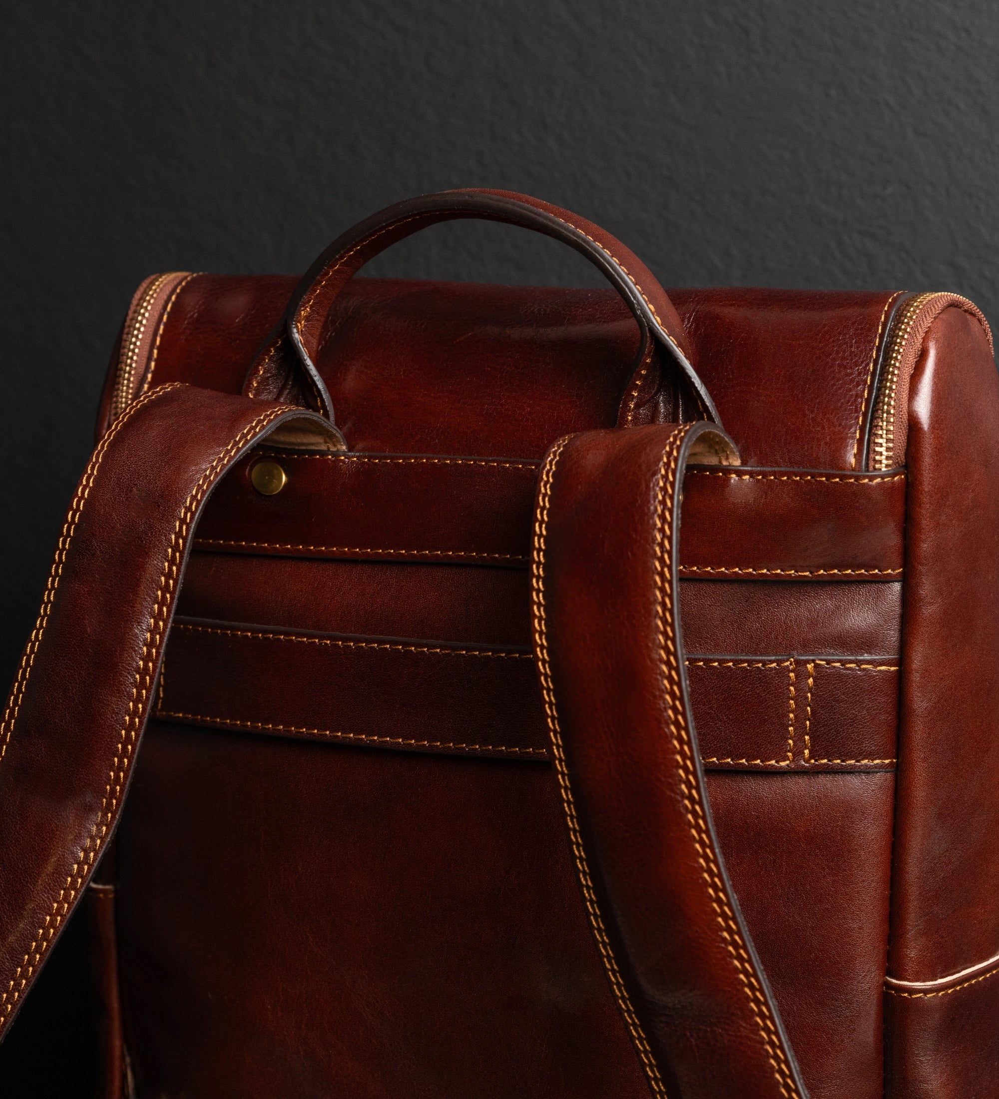 Grand sac à dos en cuir The Odyssey