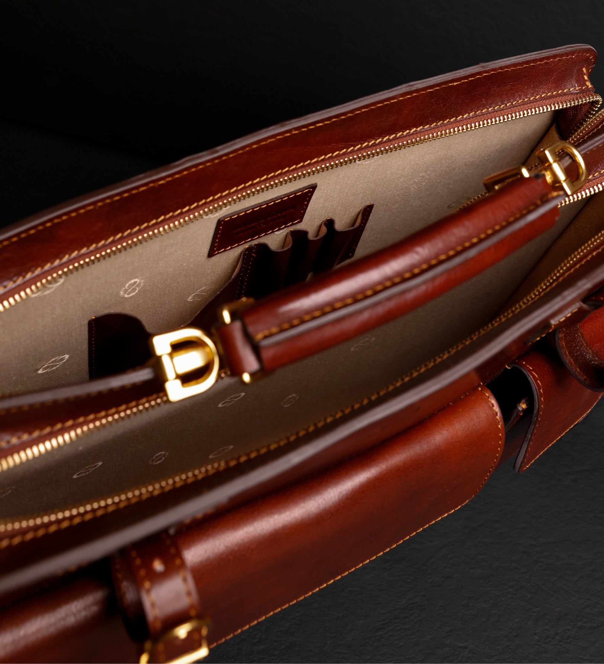 Cartable en cuir The Prophet