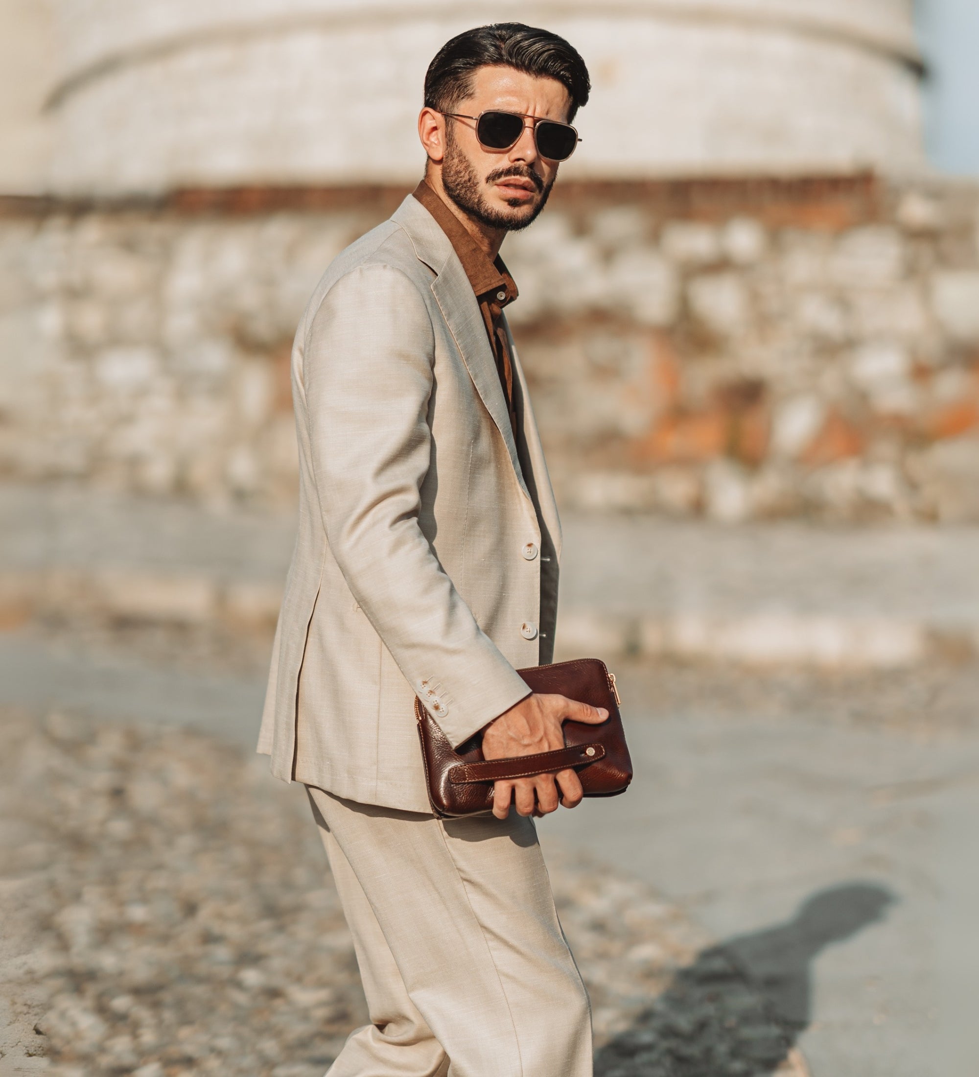 Pochette en cuir Ulysses