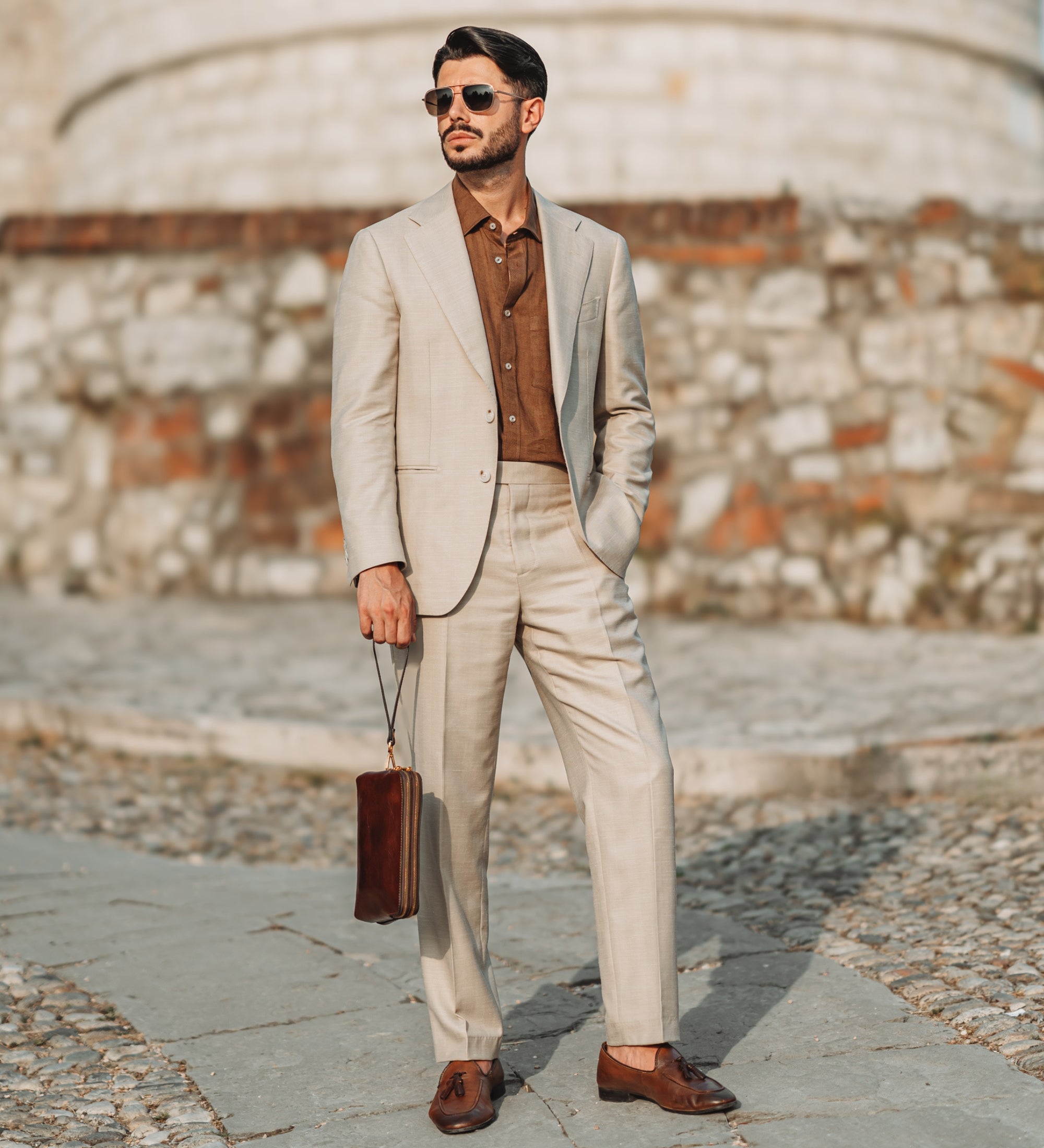 Pochette en cuir Ulysses