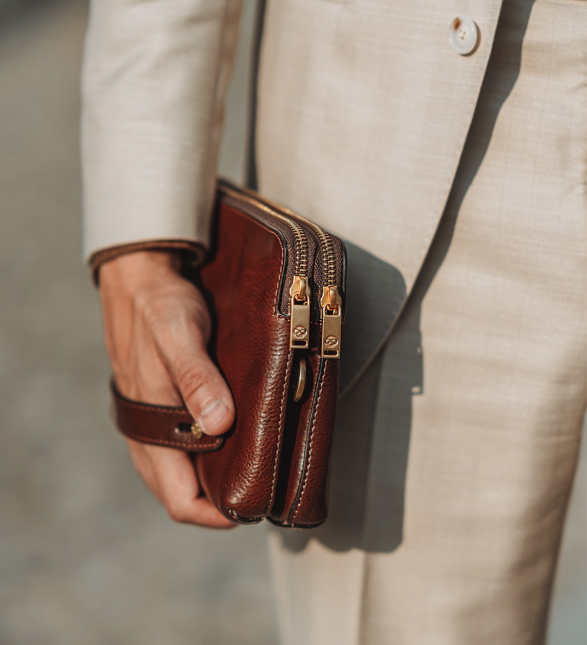 Pochette en cuir Ulysses